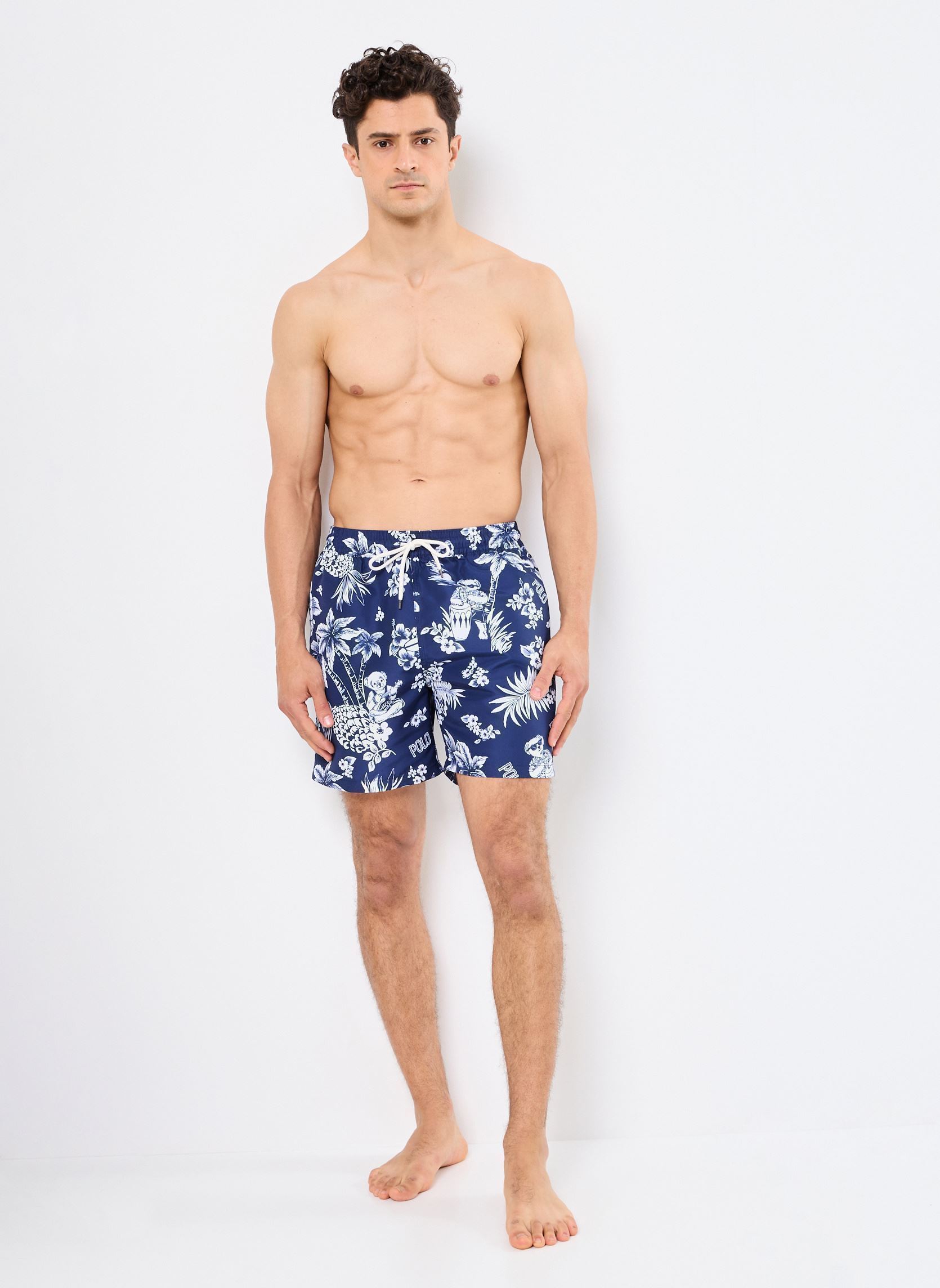 Zwemshorts Traveler-Mid-Trunk 710963323 heren blauw Polo Ralph Lauren Zwemshorts Traveler-Mid-Trunk 710963323 heren blauw TWO TONE BEAR SP25