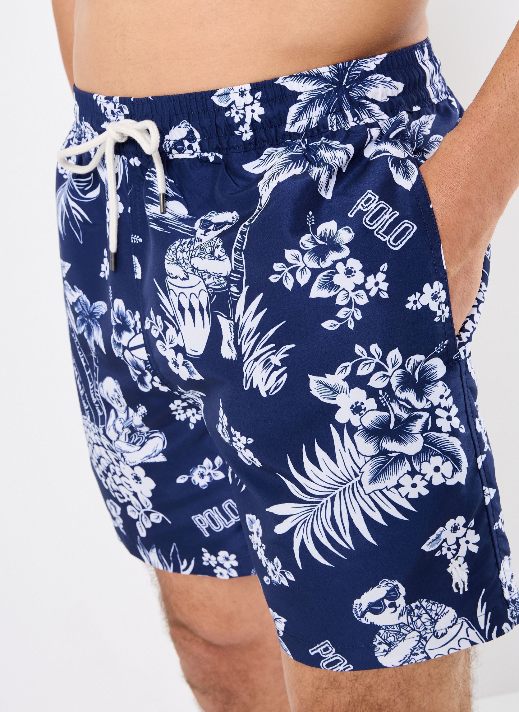 Zwemshorts Traveler-Mid-Trunk 710963323 heren blauw Polo Ralph Lauren Zwemshorts Traveler-Mid-Trunk 710963323 heren blauw TWO TONE BEAR SP25