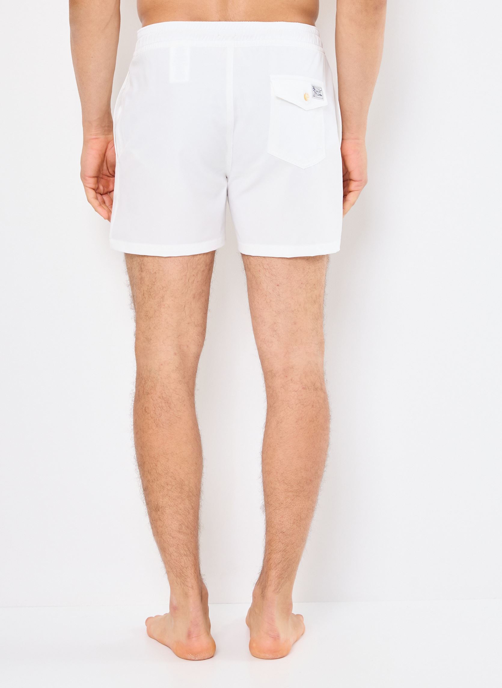 Shorts de bain Slftraveler-Mid-Trunk 710969031 homme blanc Polo Ralph Lauren Shorts de bain Slftraveler-Mid-Trunk 710969031 homme blanc WHITE