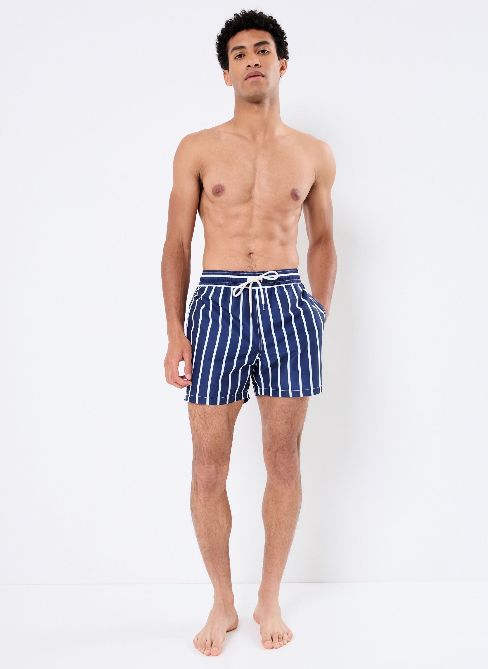 Shorts Slftraveler-Mid-Trunk 710975405 herren blau Polo Ralph Lauren Shorts Slftraveler-Mid-Trunk 710975405 herren blau NAVY VERTICAL WIDE STRIPE