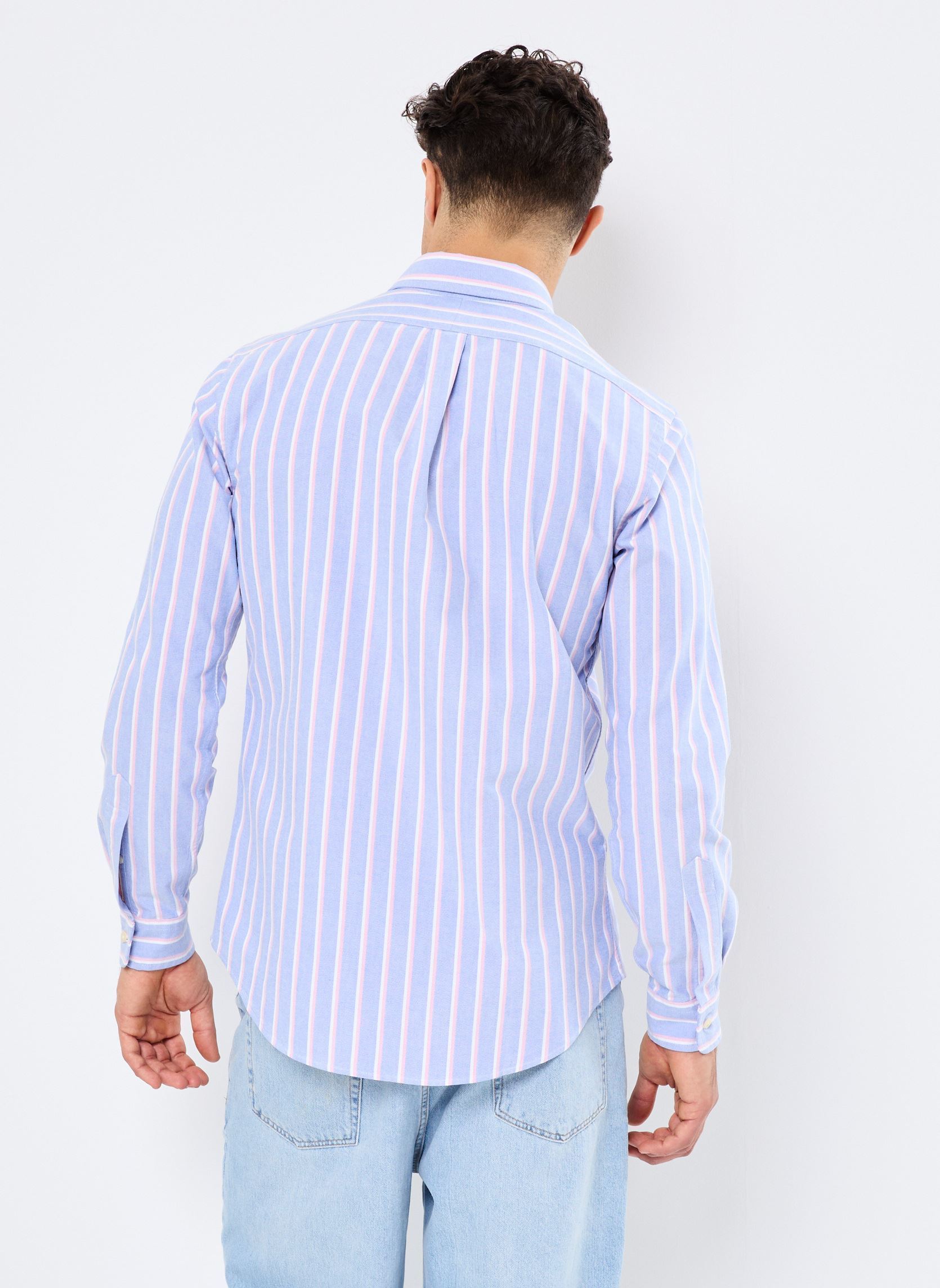 Hemden Cubdppcs-Long Sleeve-Sport Shirt herren blau Polo Ralph Lauren Hemden Cubdppcs-Long Sleeve-Sport Shirt herren blau 259A BLUE/PINK
