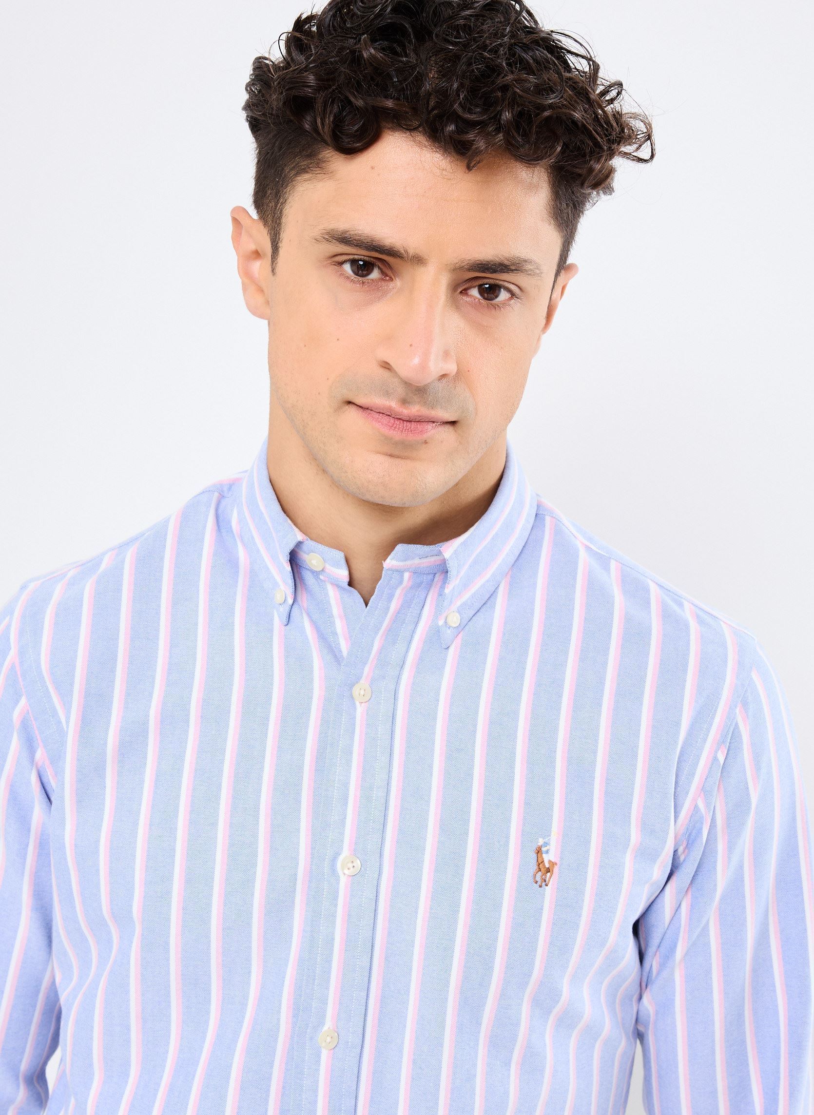 Hemden Cubdppcs-Long Sleeve-Sport Shirt herren blau Polo Ralph Lauren Hemden Cubdppcs-Long Sleeve-Sport Shirt herren blau 259A BLUE/PINK