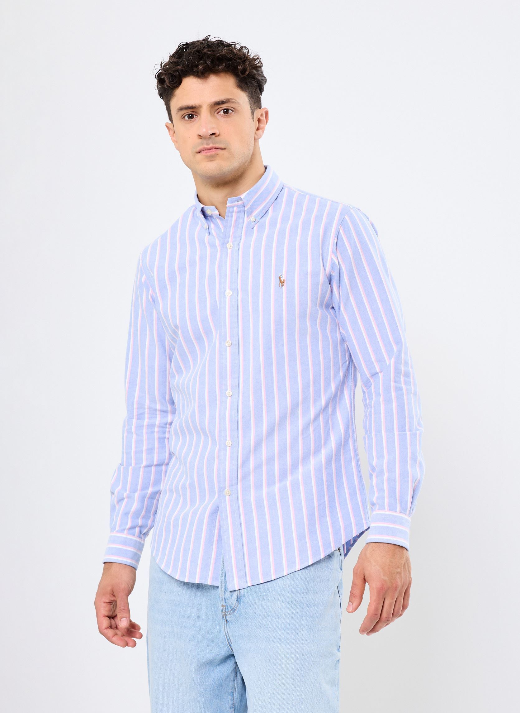 Chemise Polo Ralph Lauren CHEMISE COUPE DROITE EN OXFORD EU - vue 10