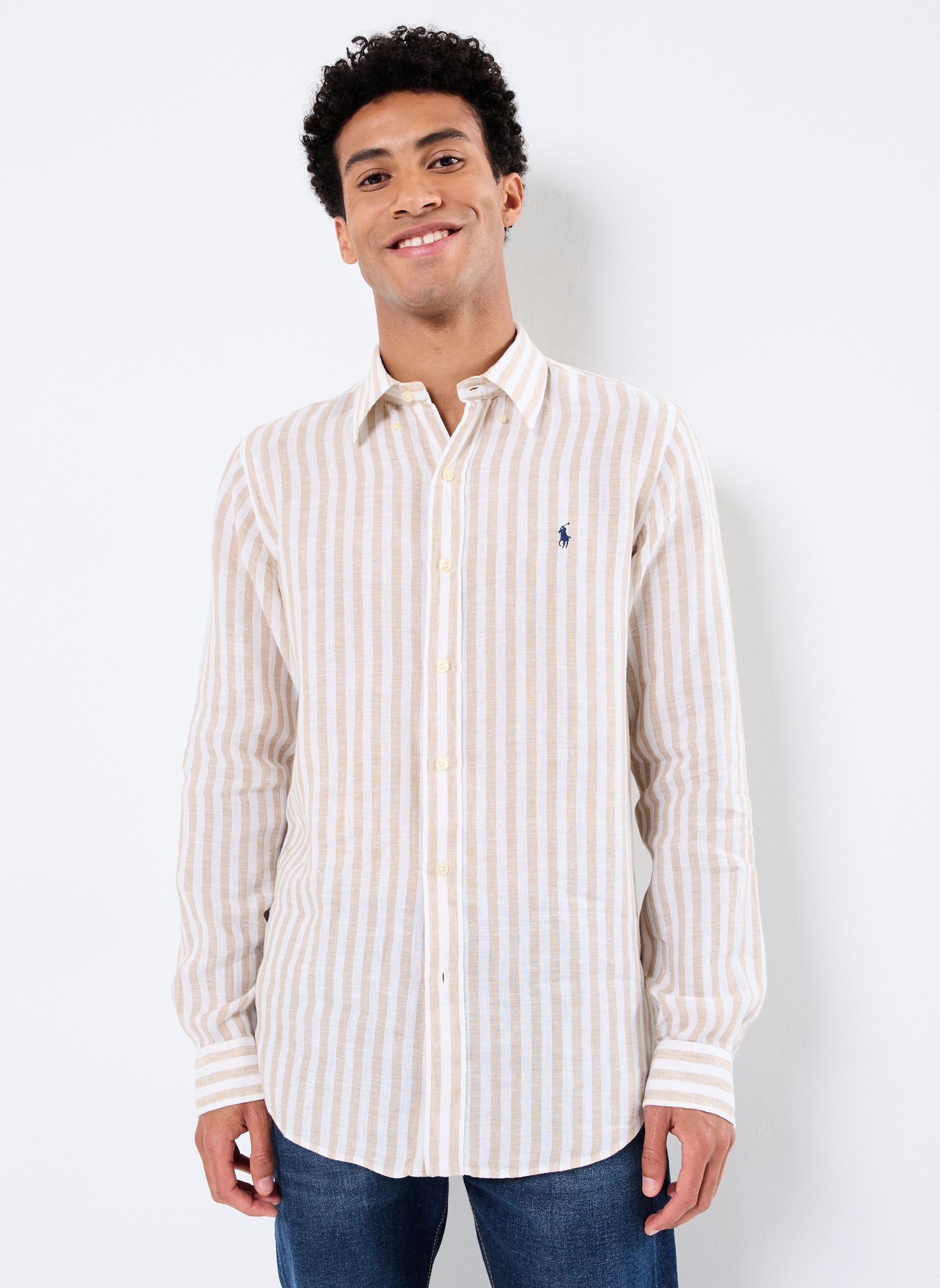 Chemise Polo Ralph Lauren CHEMISE COUPE DROITE EN OXFORD EU - vue 6