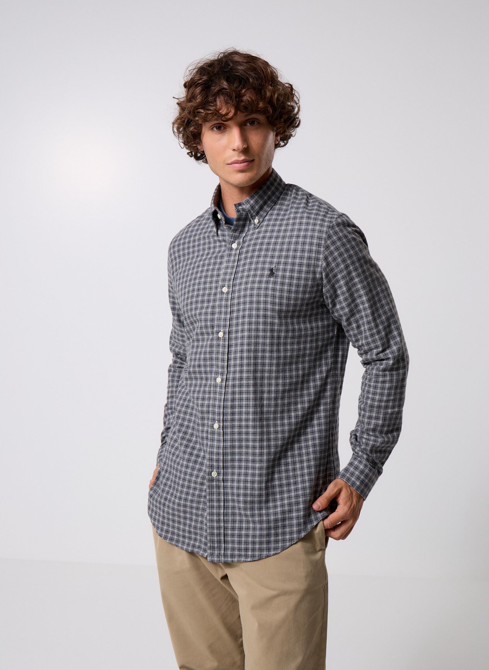 Vêtements Polo Ralph Lauren Cubdppcs-Long Sleeve-Sport Shirt pour Homme