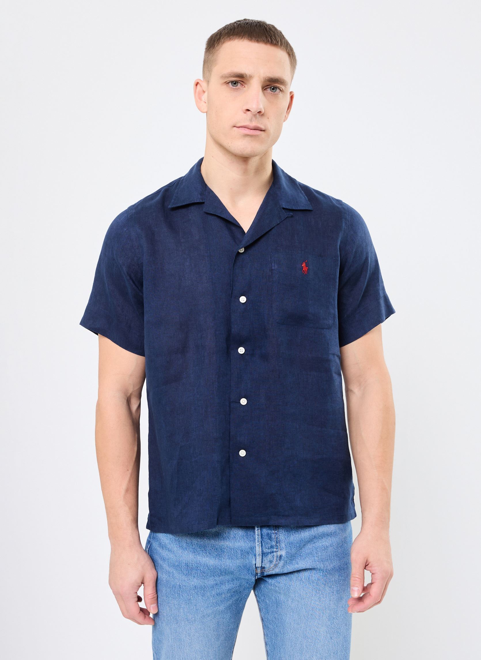 Vêtements Polo Ralph Lauren Clady1Pkppss Short Sleeve Sport Shirt pour Accessoires
