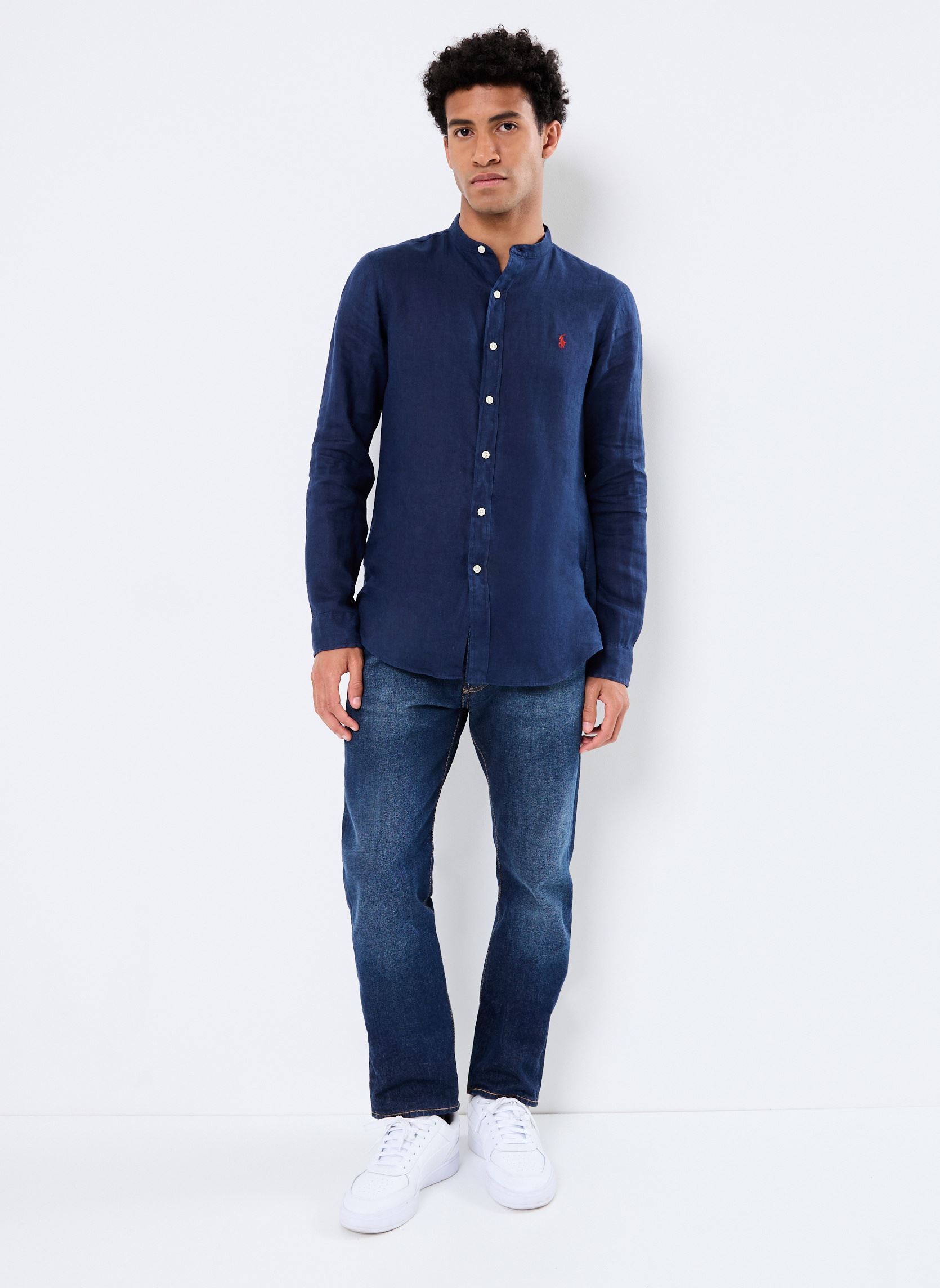 Chemises Slpsbbndppcs-Long Sleeve-Sport Shirt homme bleu Polo Ralph Lauren Chemises Slpsbbndppcs-Long Sleeve-Sport Shirt homme bleu NEWPORT NAVY