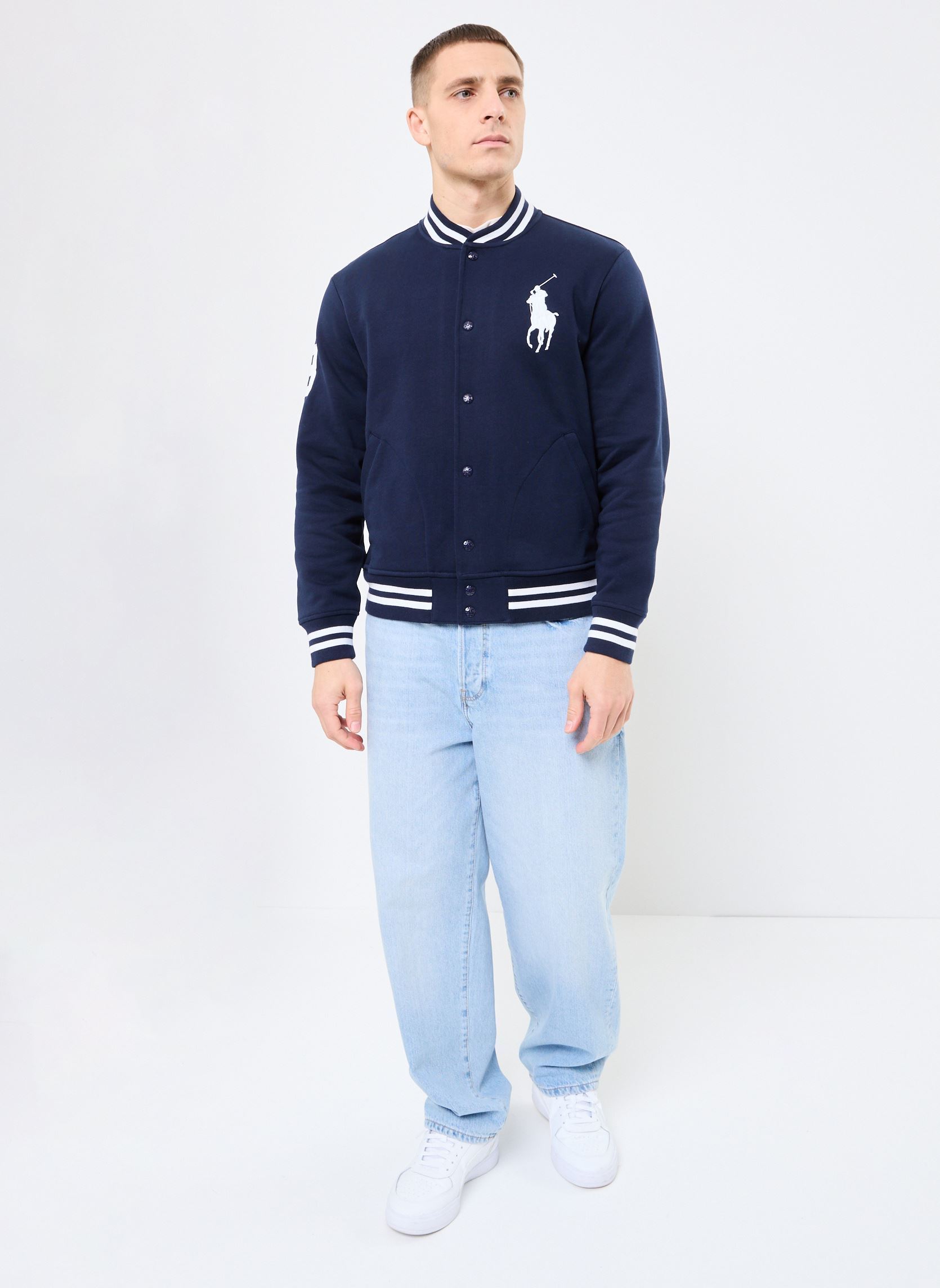 Sweatshirts Lsbaseballm2-Long Sleeve-Sweatshirt heren blauw Polo Ralph Lauren Sweatshirts Lsbaseballm2-Long Sleeve-Sweatshirt heren blauw CRUISE NAVY