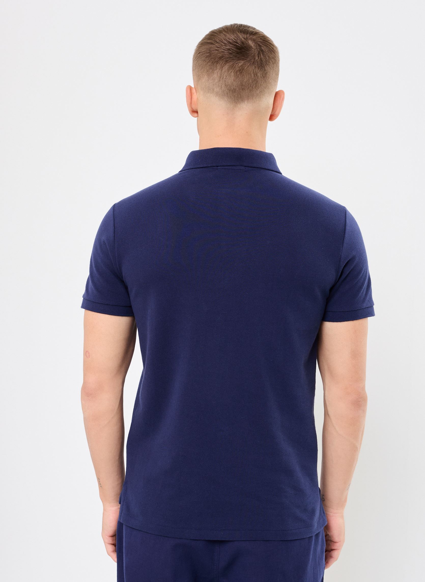 Polos manches courtes Sskcbppcmsl-Short Sleeve-Knit homme bleu Polo Ralph Lauren Polos manches courtes Sskcbppcmsl-Short Sleeve-Knit homme bleu NEWPORT NAVY