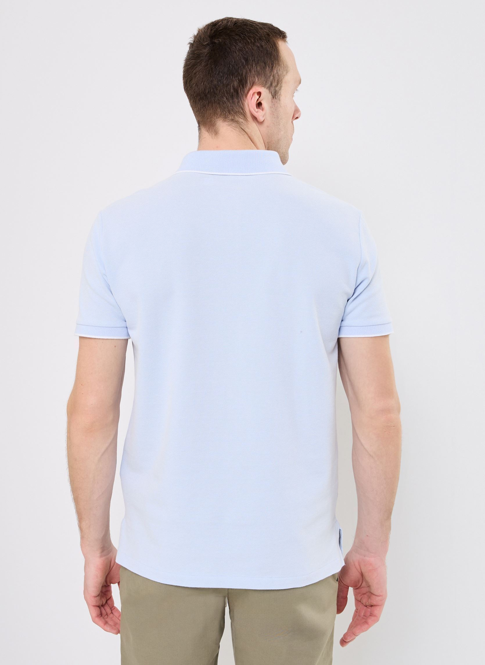 Kurzarm-Poloshirts Sskccmslm4-Short Sleeve-Polo Shirt herren blau Polo Ralph Lauren Kurzarm-Poloshirts Sskccmslm4-Short Sleeve-Polo Shirt herren blau Office Blue/White