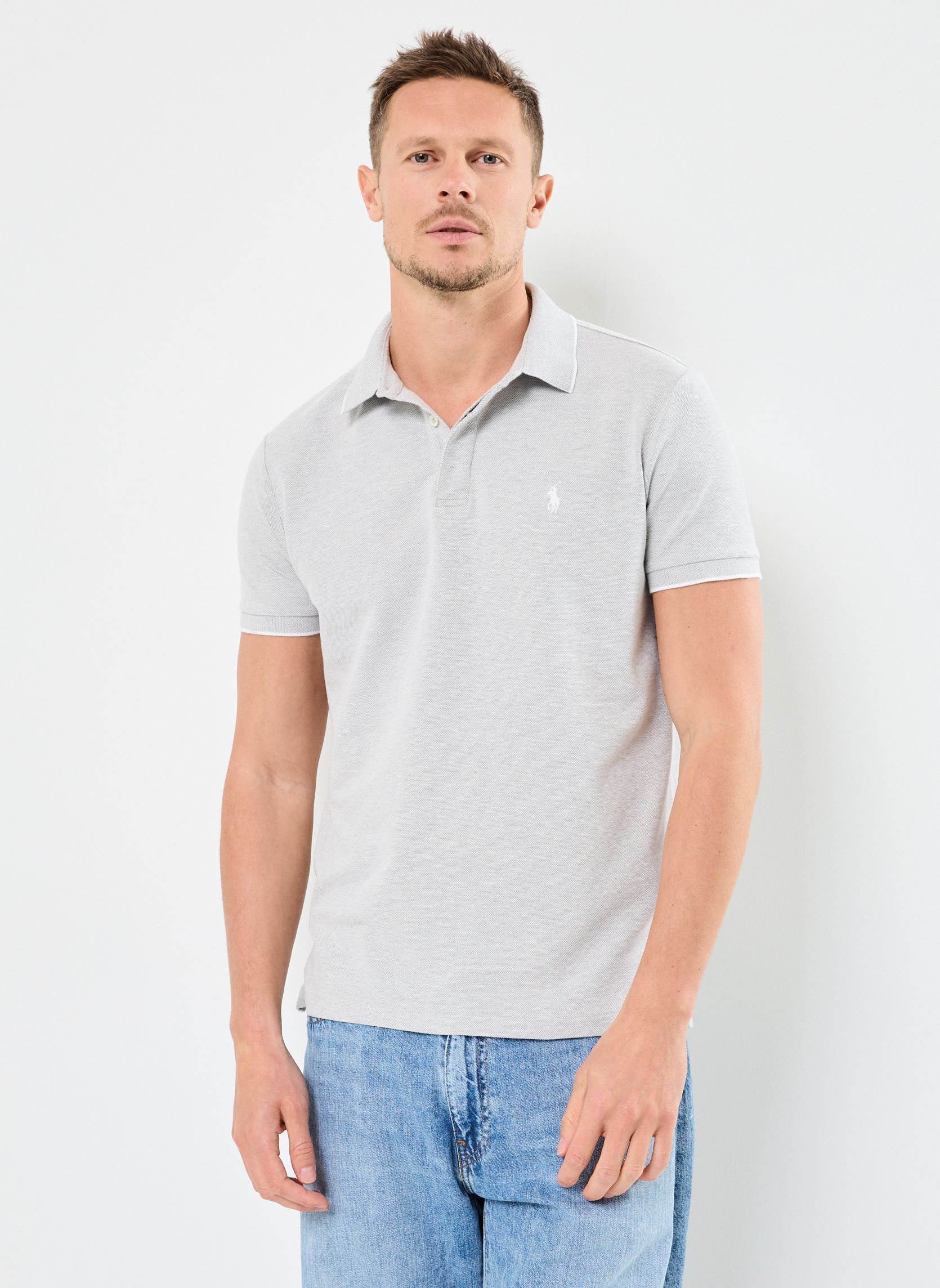 Polo Polo Ralph Lauren POLO AJUSTE SLIM FIT EN COTON STRETCH MESH EU - vue 3