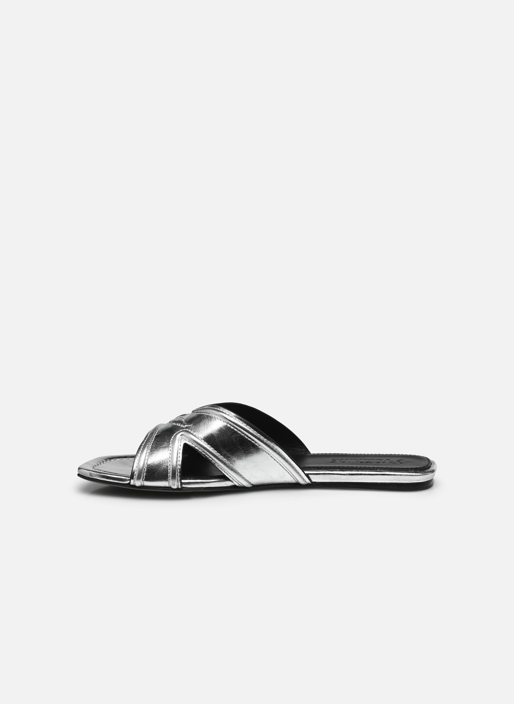 Pantoletten und Clogs Azora Mule Vintage Metal damen silber Zadig & Voltaire Pantoletten und Clogs Azora Mule Vintage Metal damen silber Silver