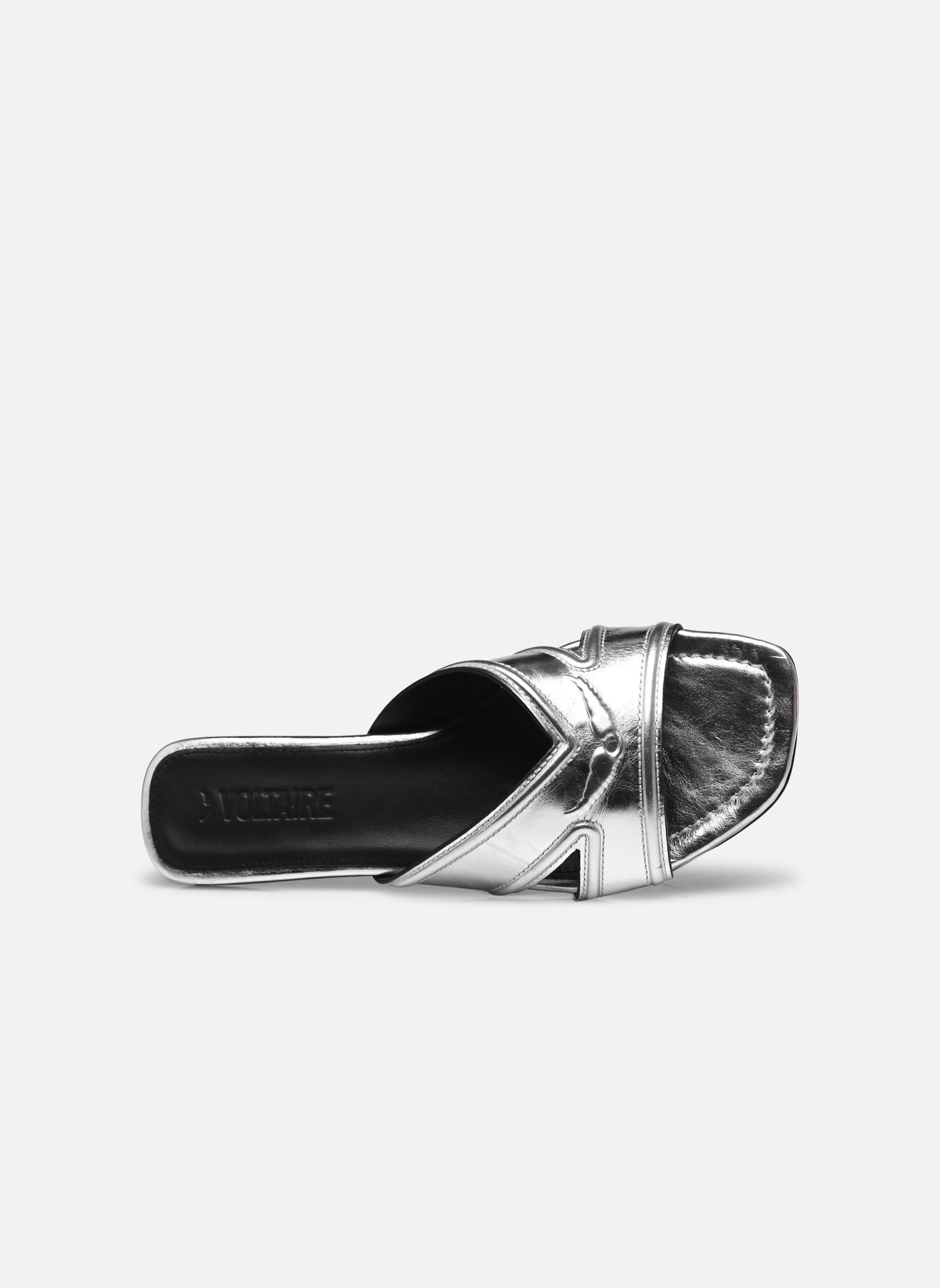 Pantoletten und Clogs Azora Mule Vintage Metal damen silber Zadig & Voltaire Pantoletten und Clogs Azora Mule Vintage Metal damen silber Silver