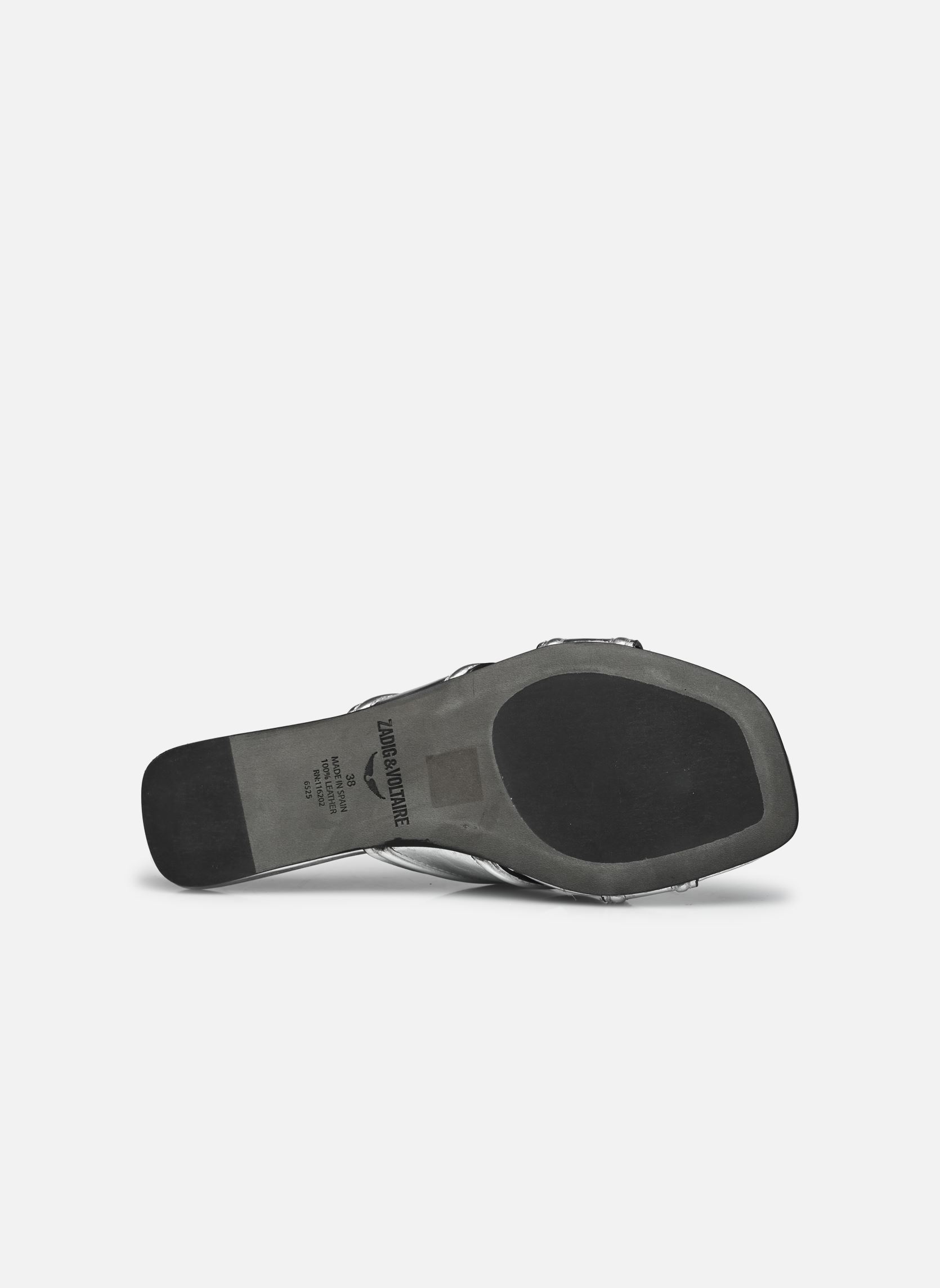 Pantoletten und Clogs Azora Mule Vintage Metal damen silber Zadig & Voltaire Pantoletten und Clogs Azora Mule Vintage Metal damen silber Silver