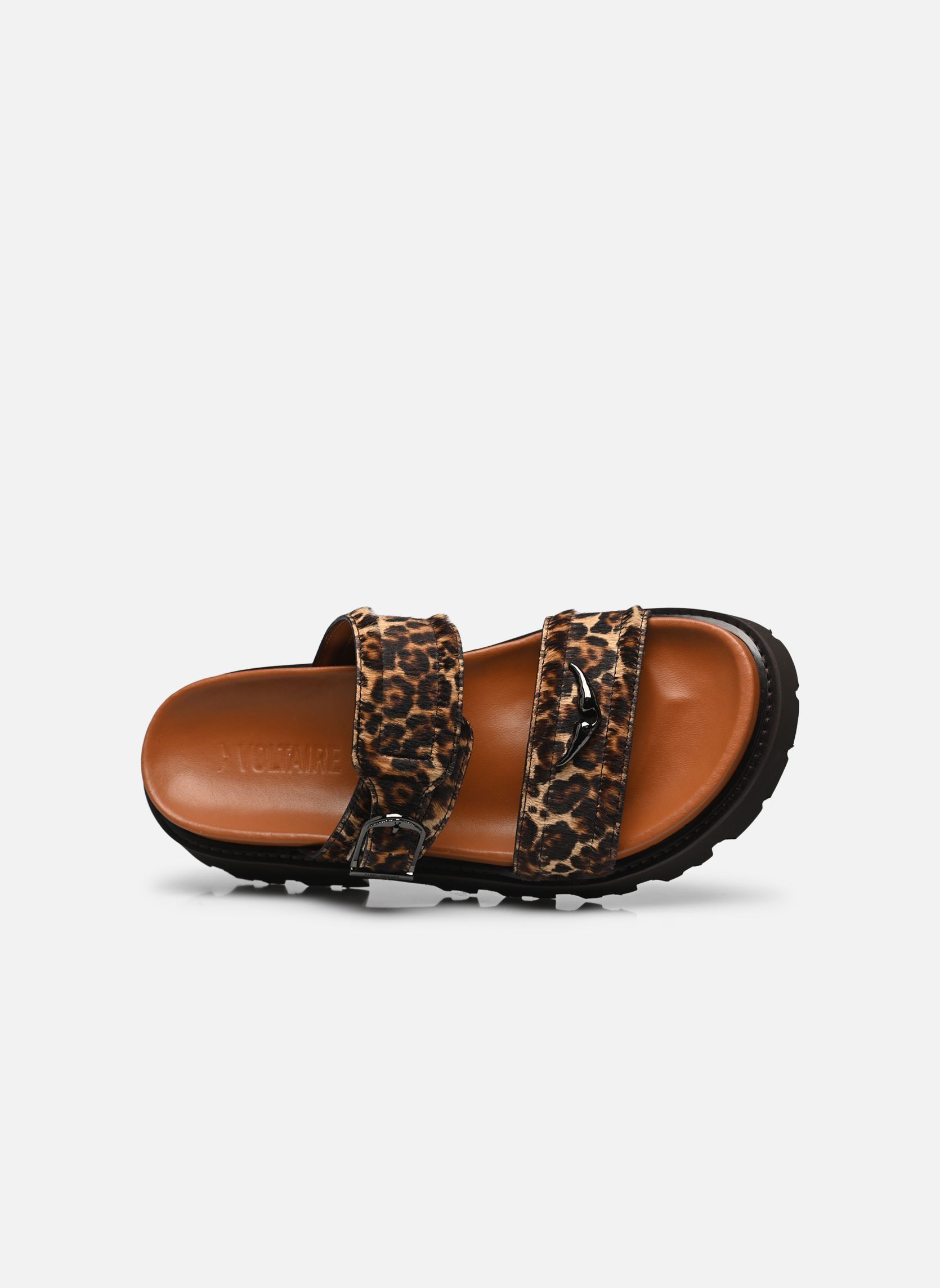Zuecos y mules Ride Mule Leo Pony Effect mujer marrón Zadig & Voltaire Zuecos y mules Ride Mule Leo Pony Effect mujer marrón HERITAGE