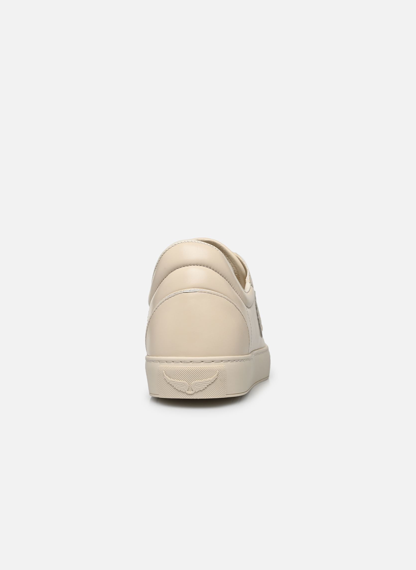 Baskets basses Fly On Vintage Patent femme blanc Zadig & Voltaire Baskets basses Fly On Vintage Patent femme blanc Flash