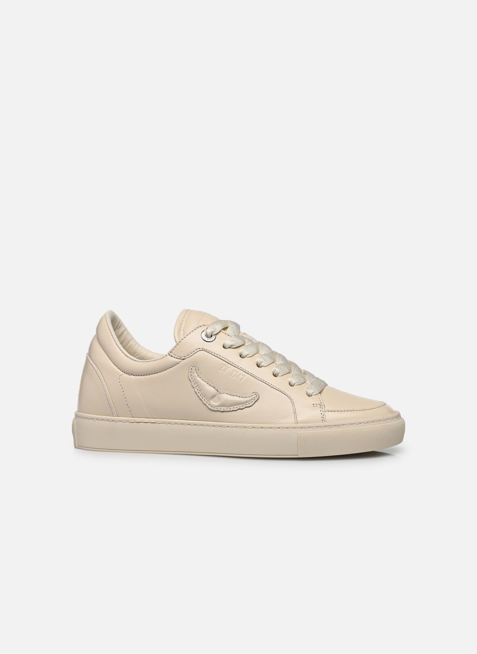 Baskets basses Fly On Vintage Patent femme blanc Zadig & Voltaire Baskets basses Fly On Vintage Patent femme blanc Flash
