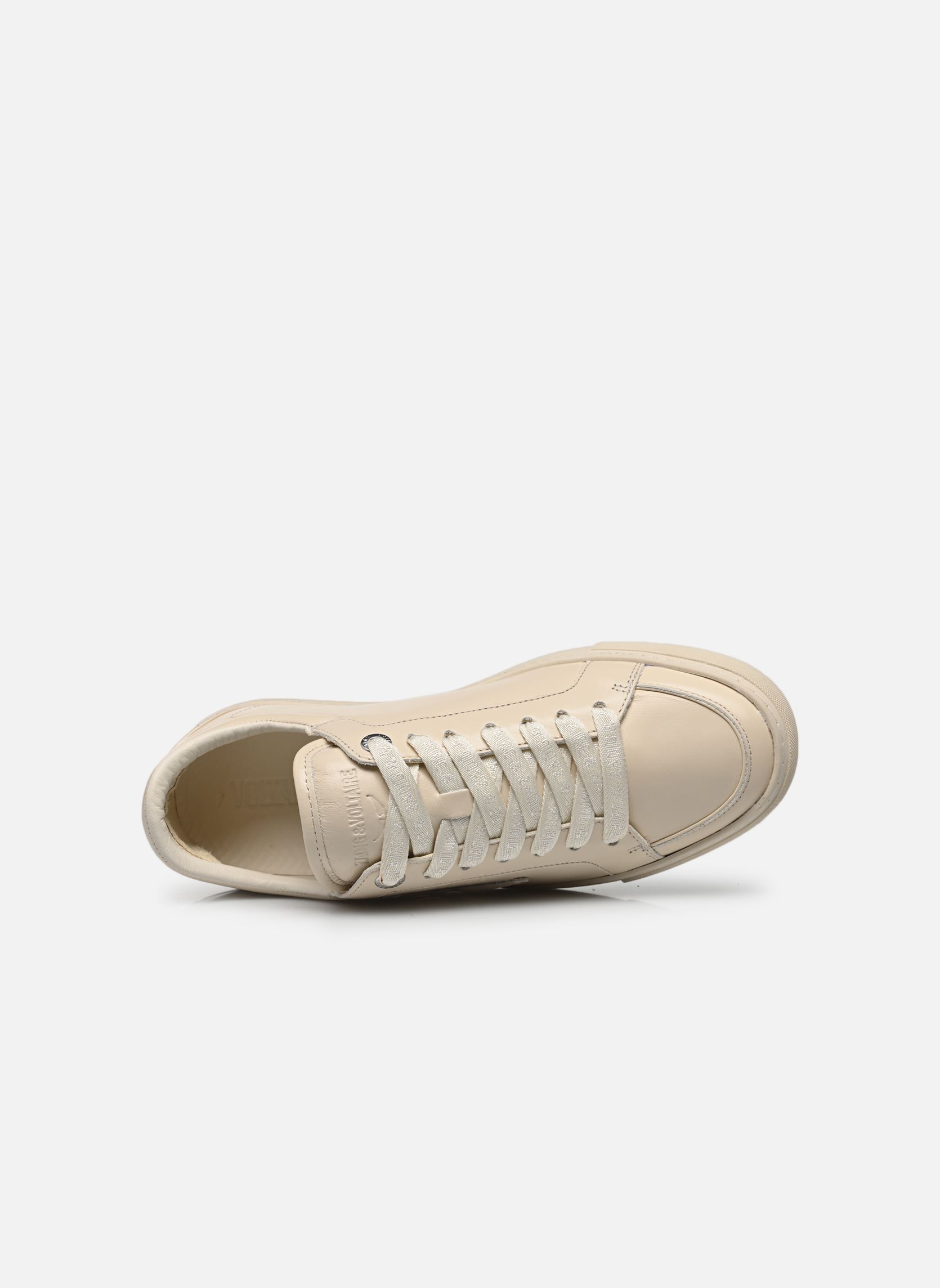Baskets basses Fly On Vintage Patent femme blanc Zadig & Voltaire Baskets basses Fly On Vintage Patent femme blanc Flash