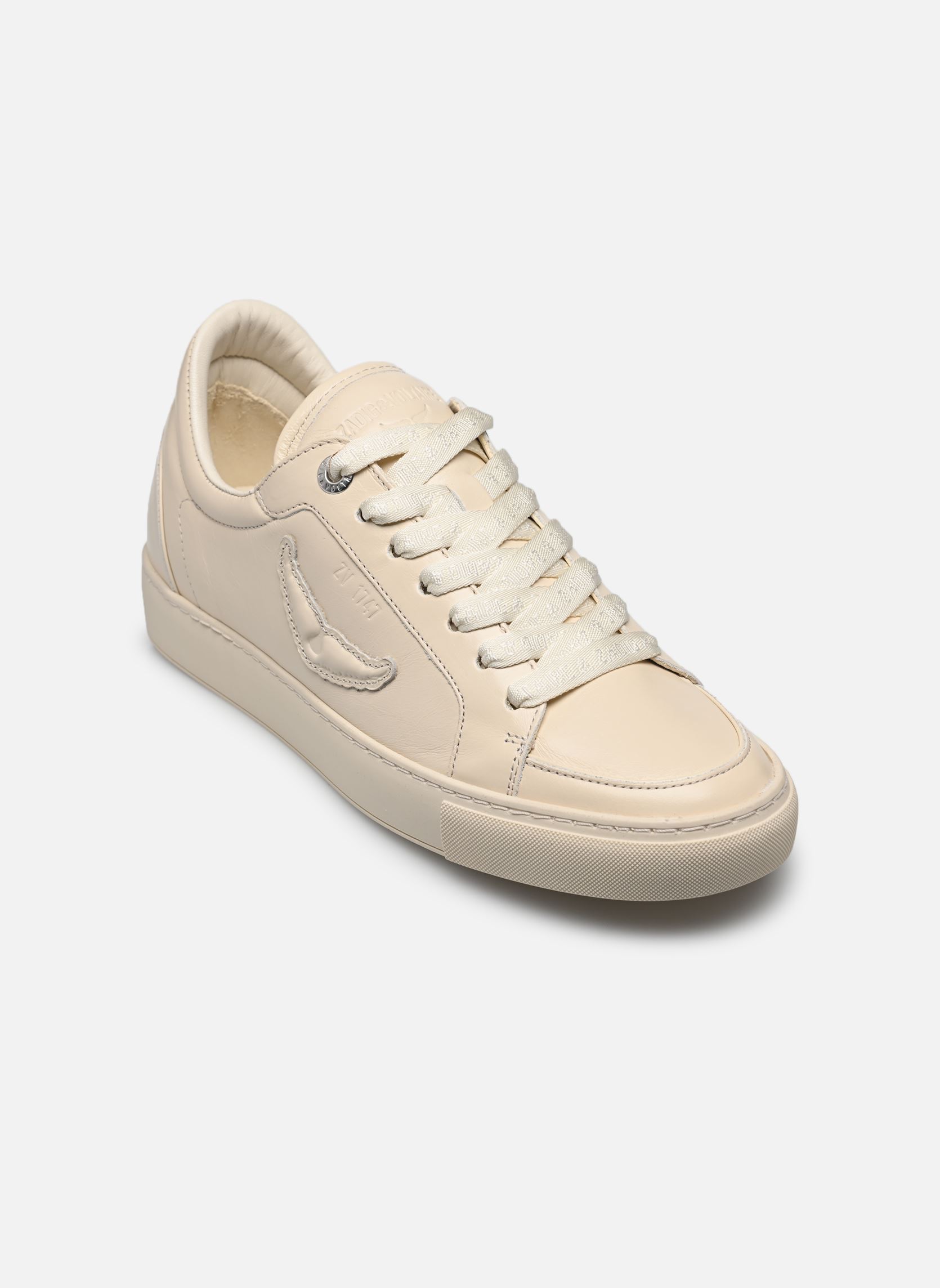 Baskets basses Fly On Vintage Patent femme blanc Zadig & Voltaire Baskets basses Fly On Vintage Patent femme blanc Flash