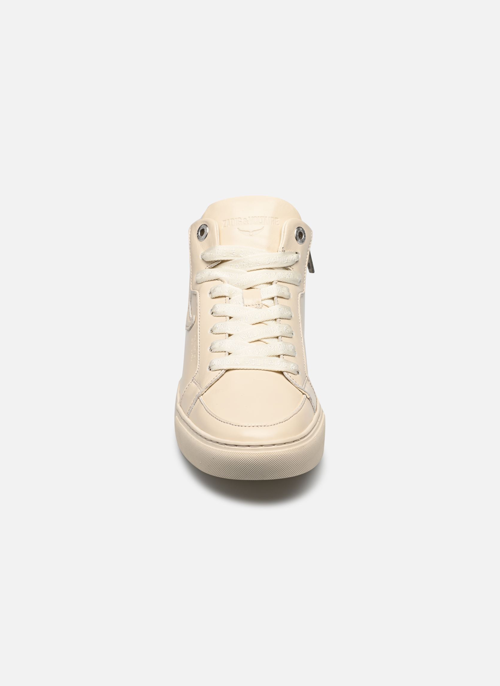 Sneakers Mid Fly On Vintage Patent dames wit Zadig & Voltaire Sneakers Mid Fly On Vintage Patent dames wit Flash