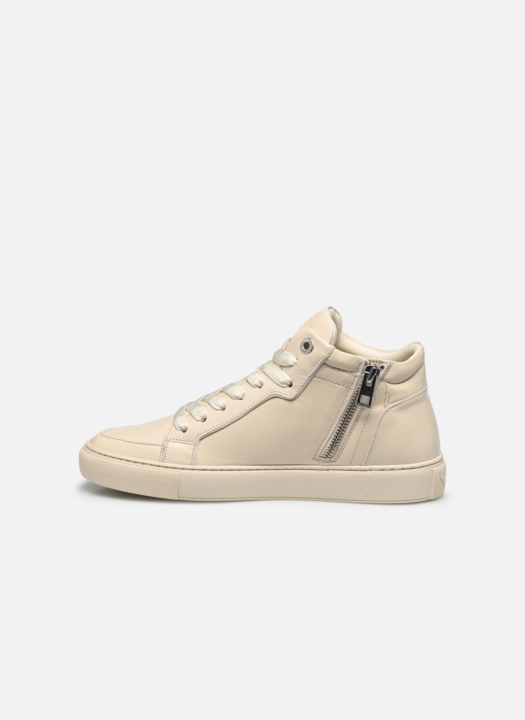 Sneakers Mid Fly On Vintage Patent dames wit Zadig & Voltaire Sneakers Mid Fly On Vintage Patent dames wit Flash