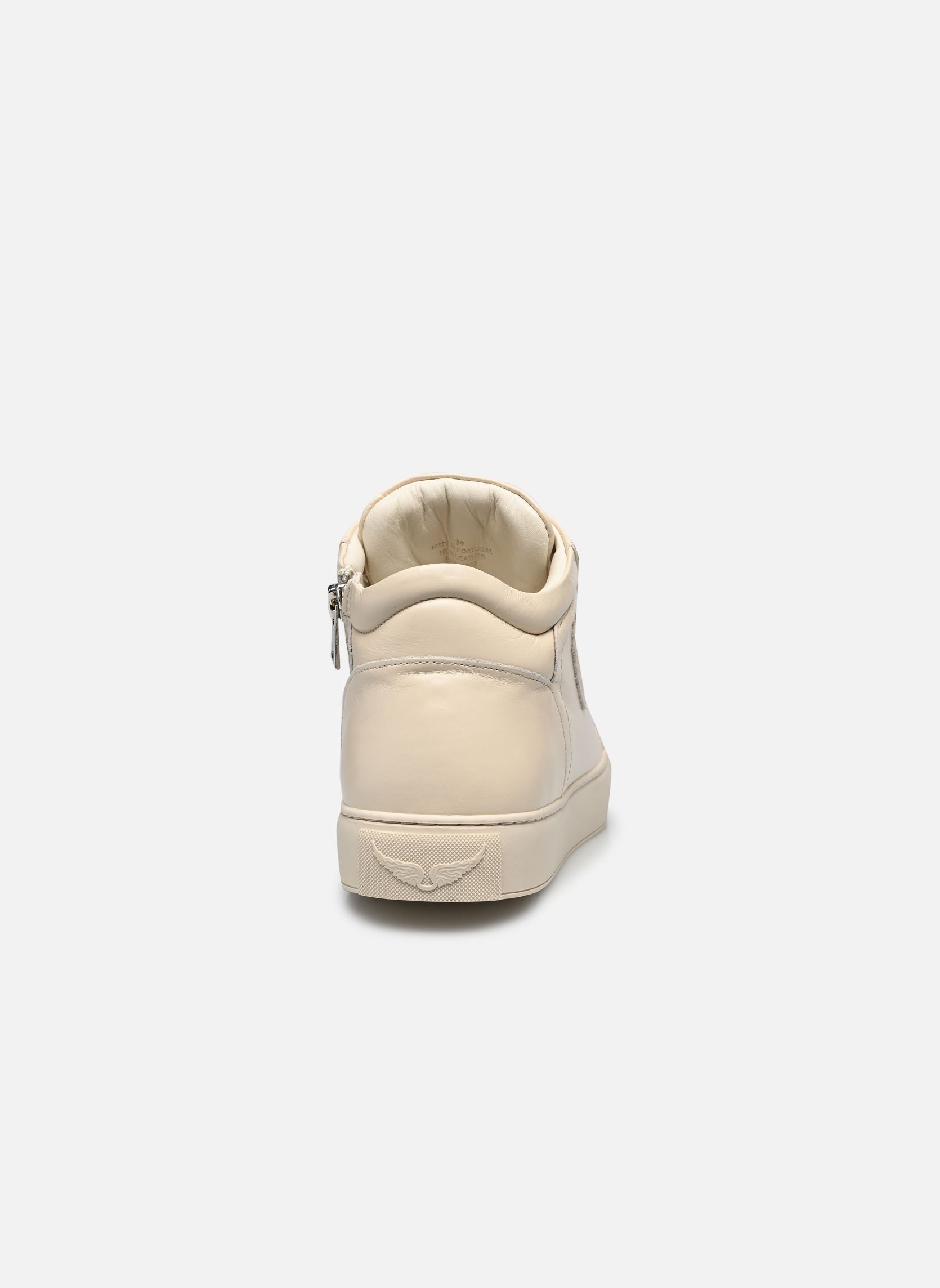 Sneakers Mid Fly On Vintage Patent dames wit Zadig & Voltaire Sneakers Mid Fly On Vintage Patent dames wit Flash