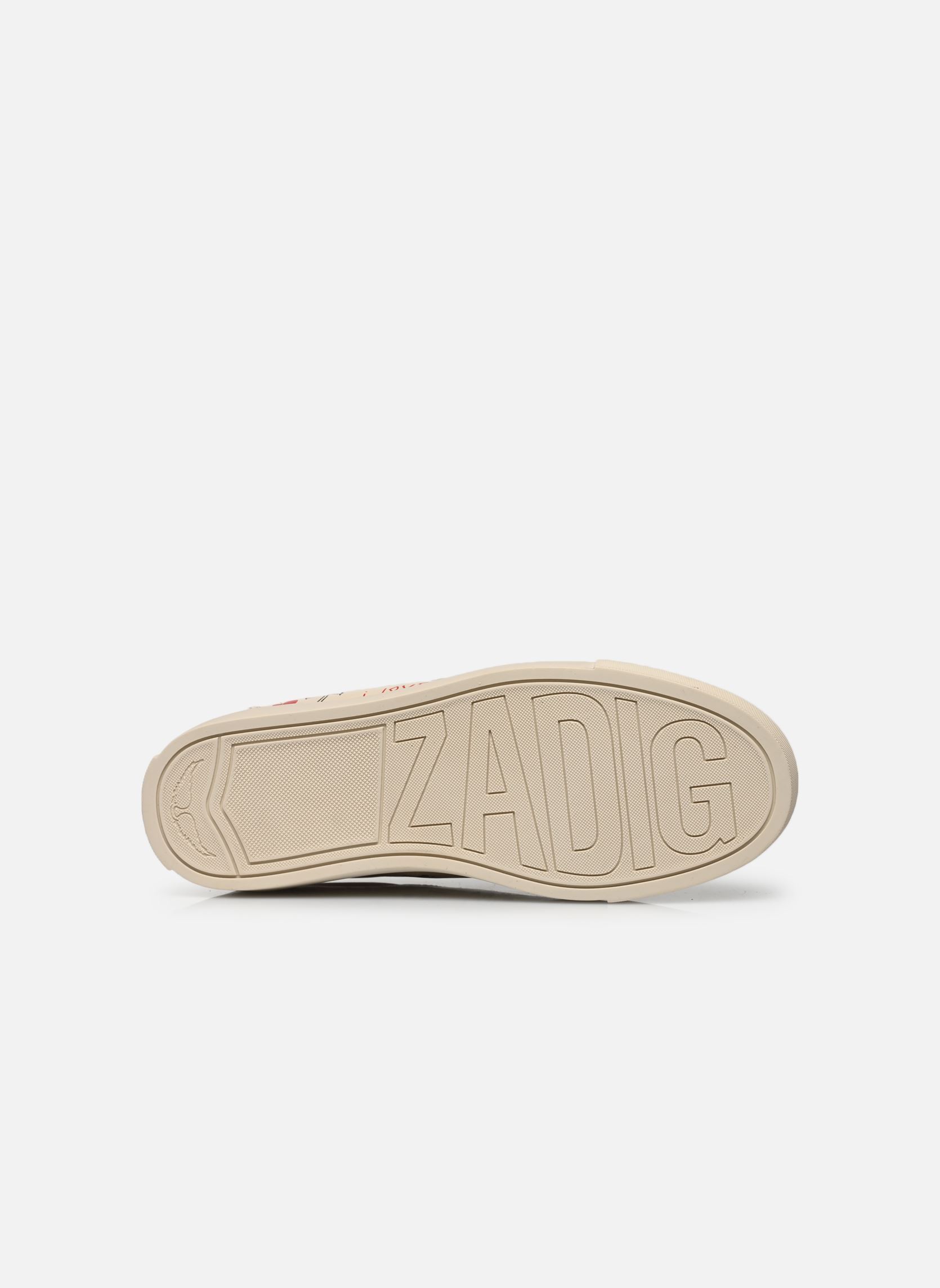 Baskets basses Fly On Love Tag femme beige Zadig & Voltaire Baskets basses Fly On Love Tag femme beige Silver