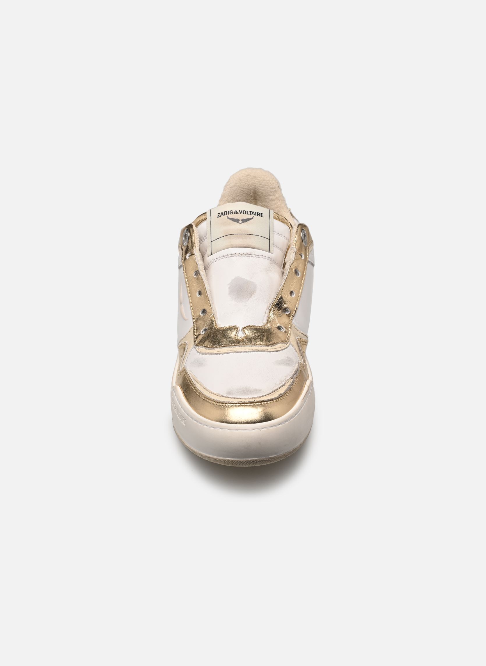 Zapatillas bajas Wings Vintage Metal Used mujer blanco Zadig & Voltaire Zapatillas bajas Wings Vintage Metal Used mujer blanco Flash