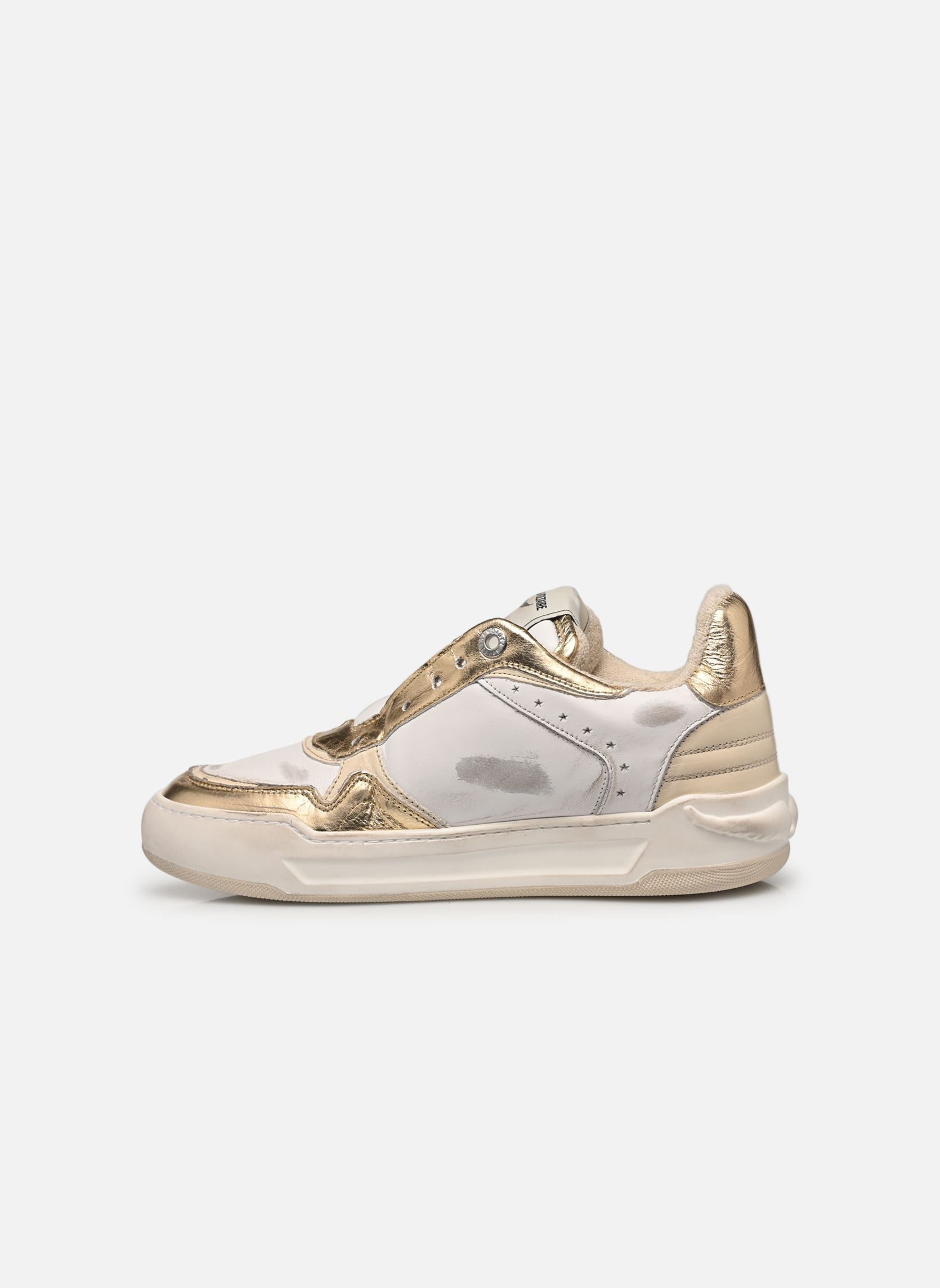 Zapatillas bajas Wings Vintage Metal Used mujer blanco Zadig & Voltaire Zapatillas bajas Wings Vintage Metal Used mujer blanco Flash