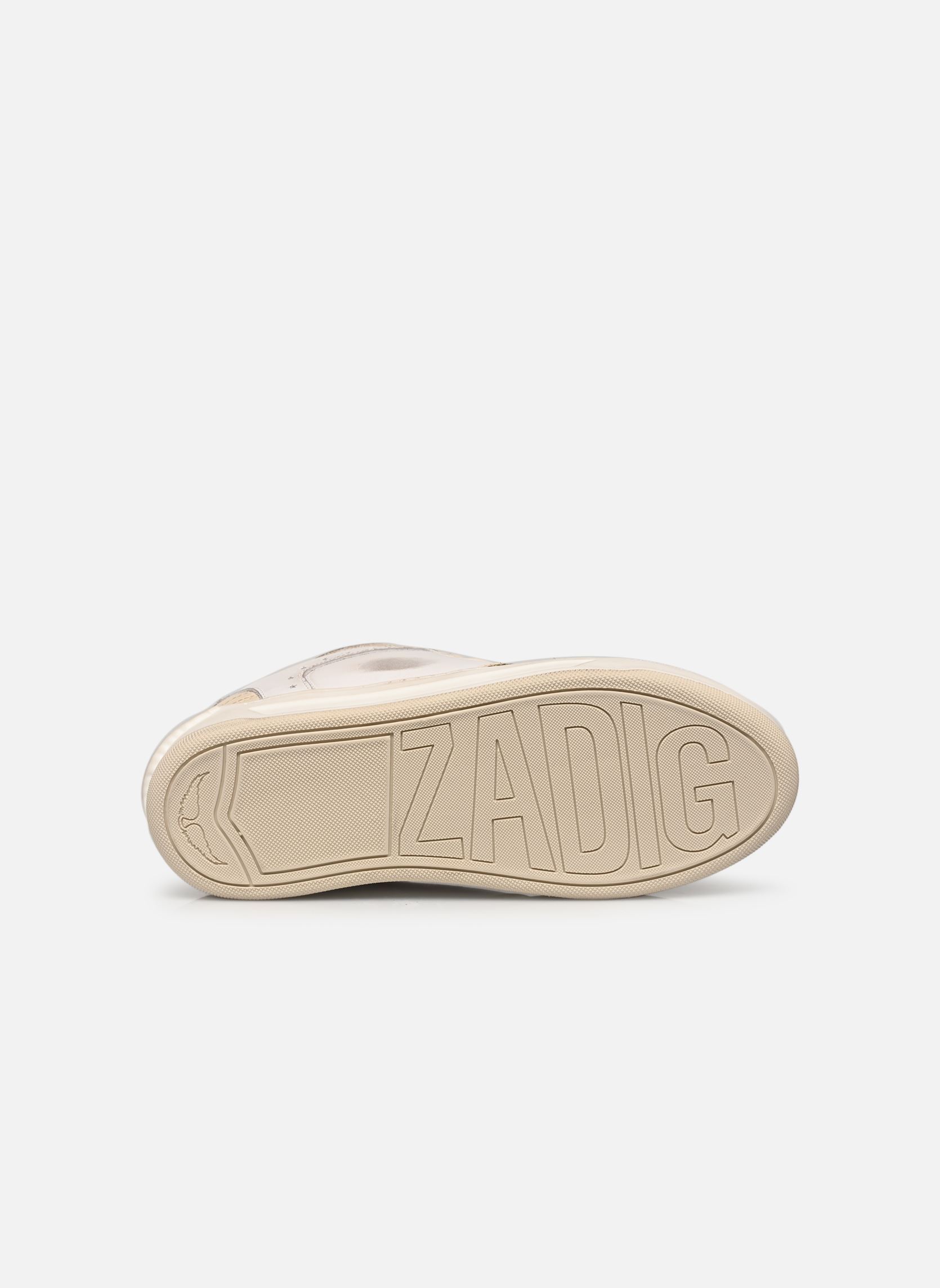 Zapatillas bajas Wings Vintage Metal Used mujer blanco Zadig & Voltaire Zapatillas bajas Wings Vintage Metal Used mujer blanco Flash