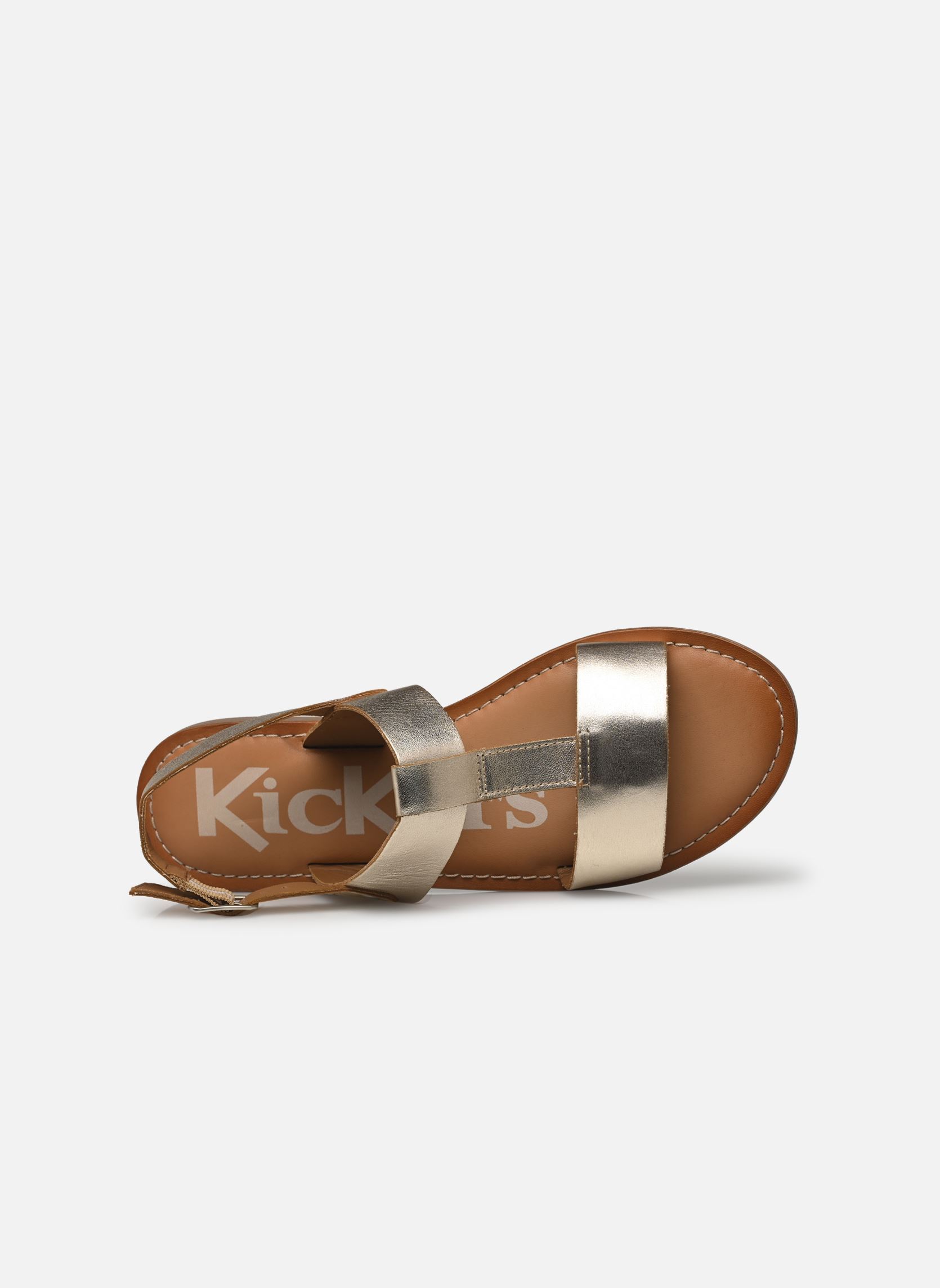 Sandalen KICK DINES damen gold und bronze Kickers Sandalen KICK DINES damen gold und bronze Or