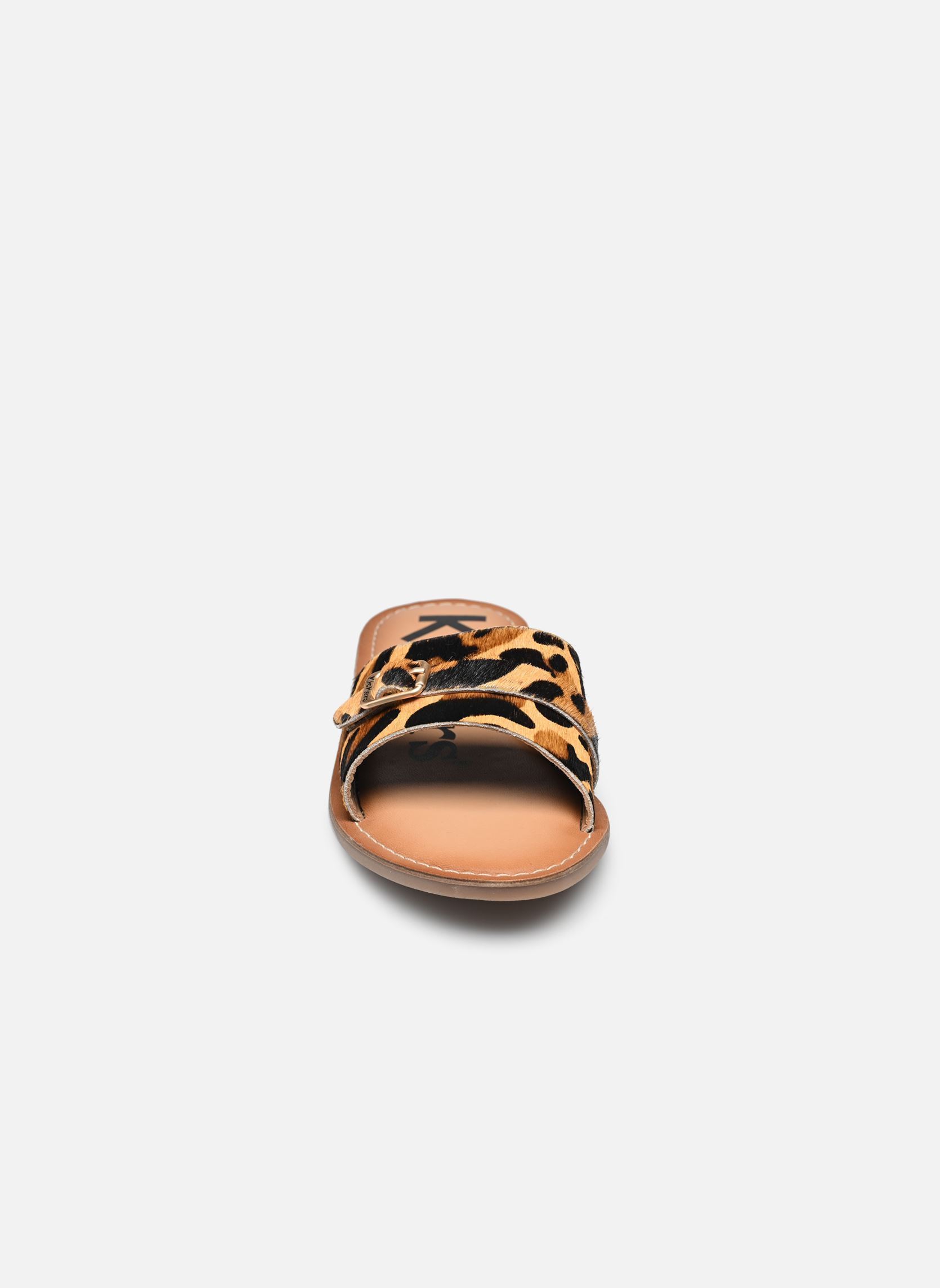 Pantoletten und Clogs KICK DIWANA damen braun Kickers Pantoletten und Clogs KICK DIWANA damen braun Camel leopard
