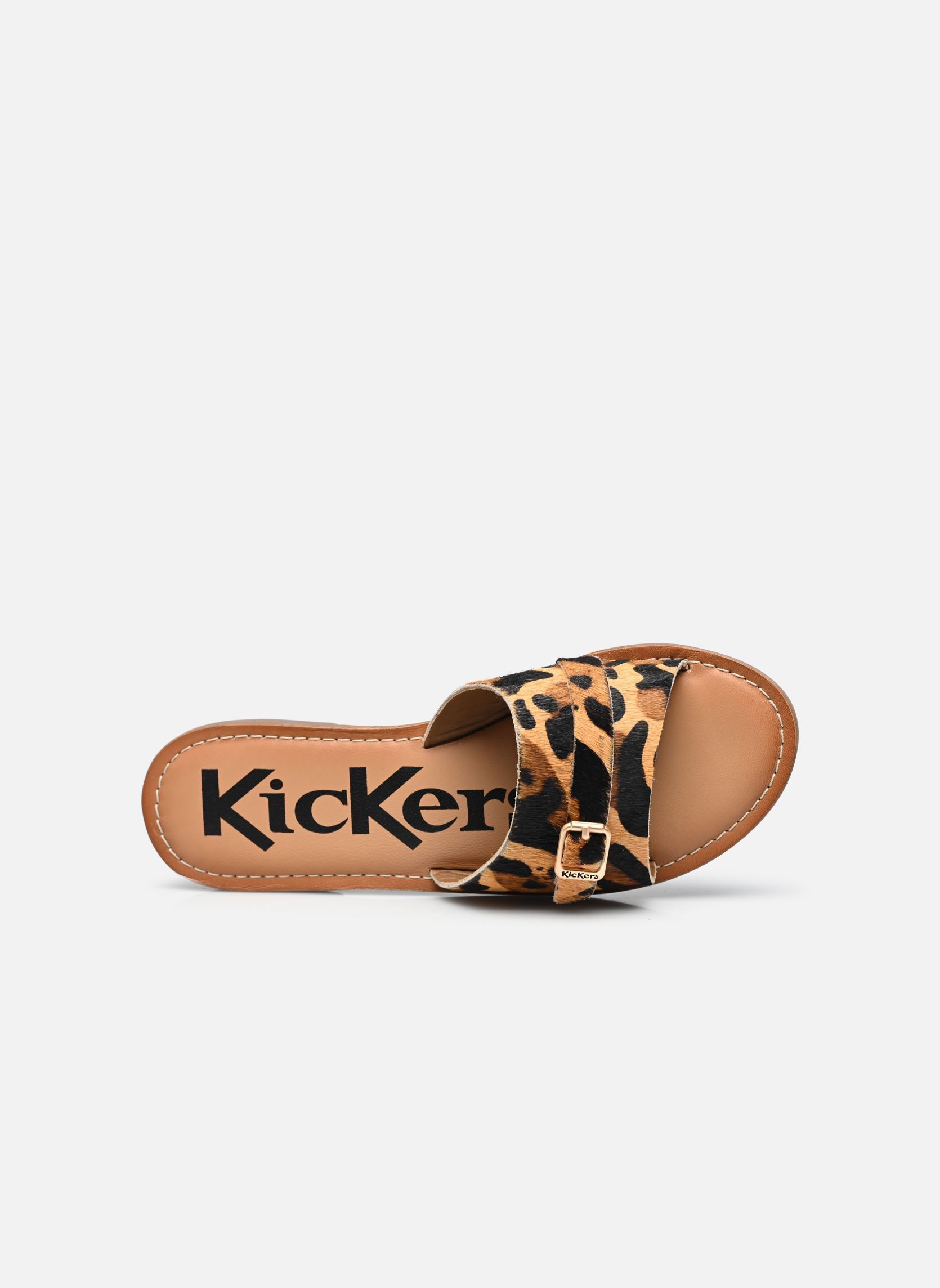 Pantoletten und Clogs KICK DIWANA damen braun Kickers Pantoletten und Clogs KICK DIWANA damen braun Camel leopard