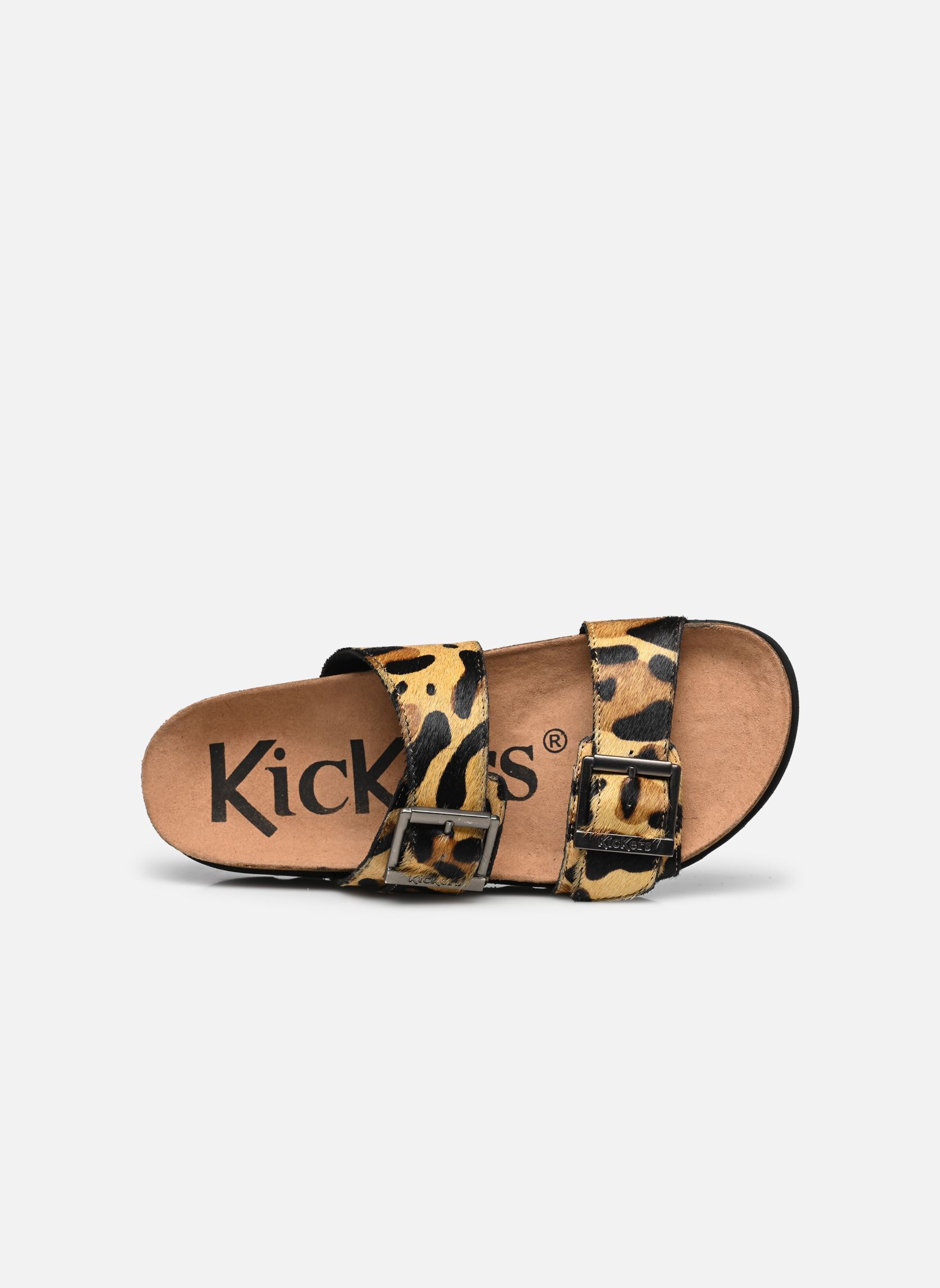 Zuecos y mules KICK LISA mujer marrón Kickers Zuecos y mules KICK LISA mujer marrón Camel leopard