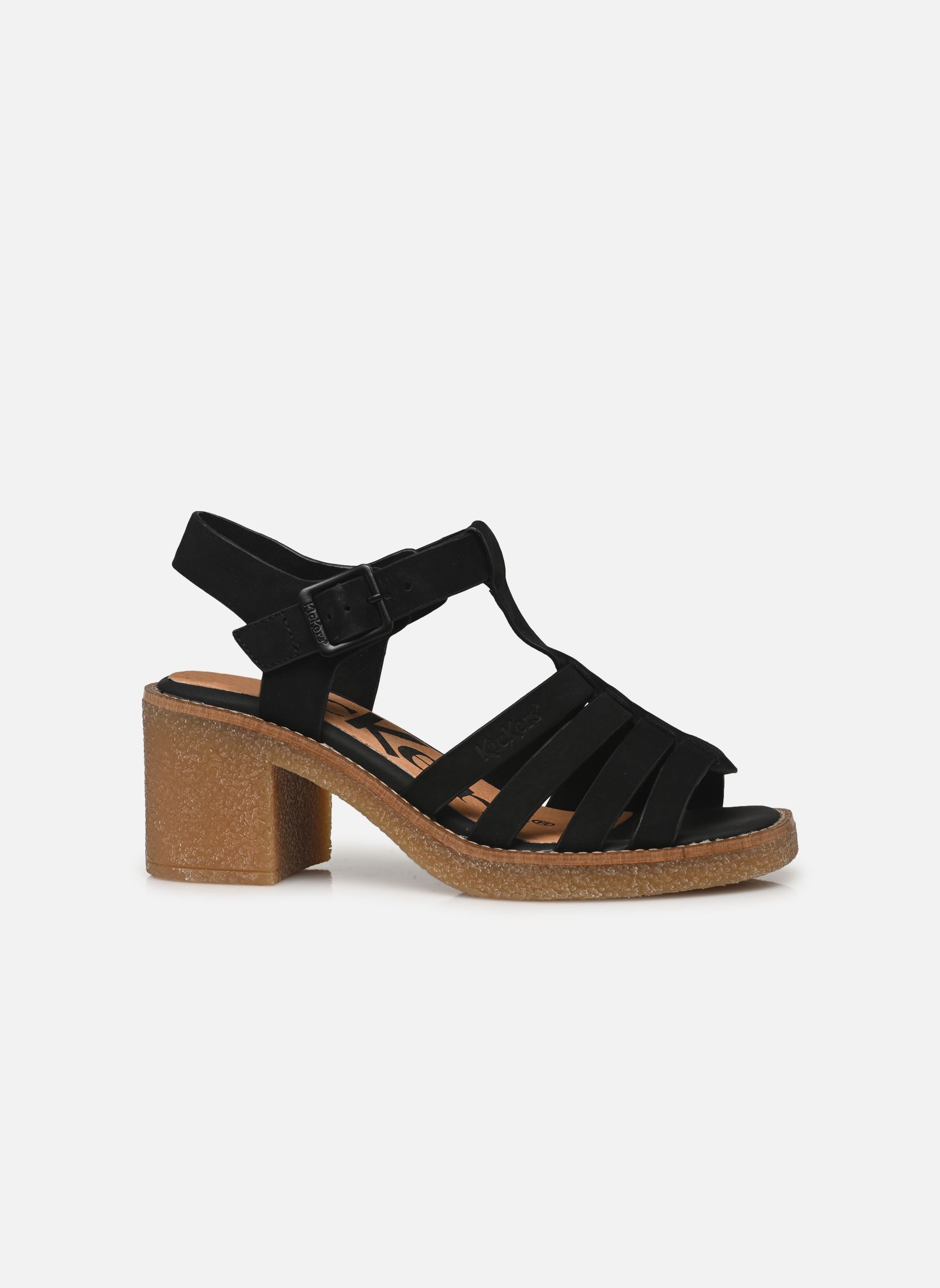 Sandalias KICK VOLYNE mujer negro Kickers Sandalias KICK VOLYNE mujer negro Noir