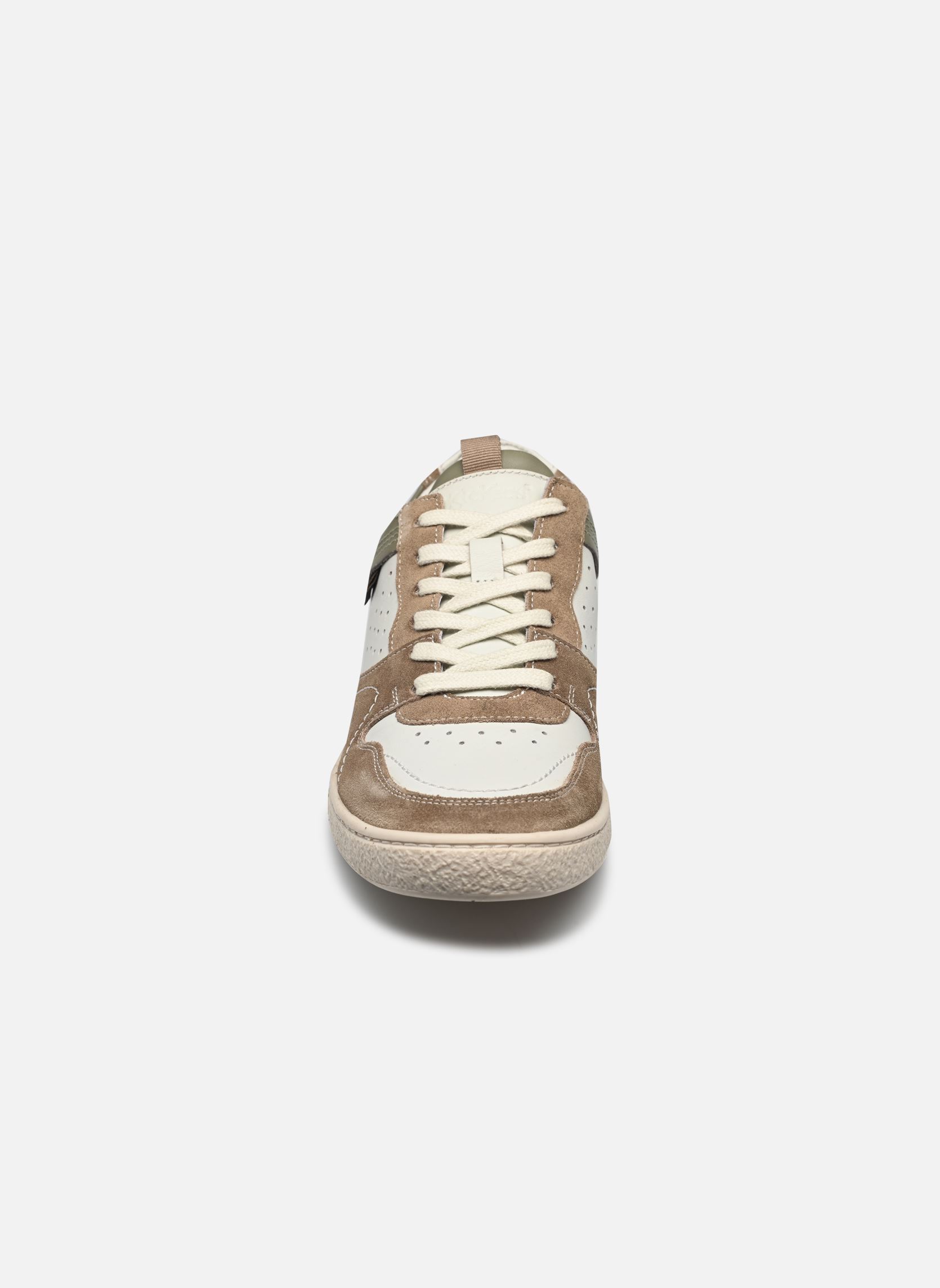 Baskets basses KICK SACKERS homme vert Kickers Baskets basses KICK SACKERS homme vert BEIGE BLANC CASSE KAKI
