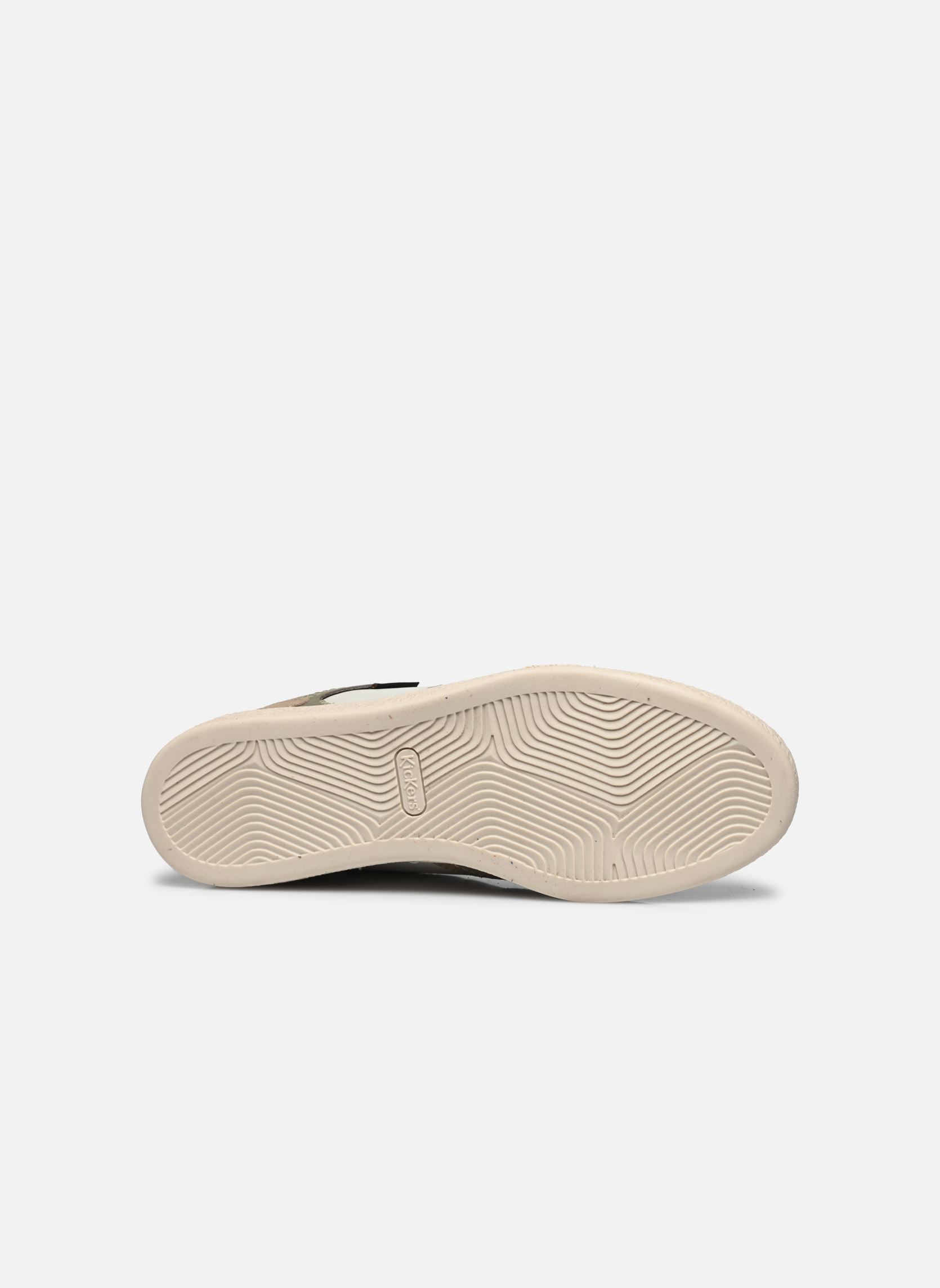 Baskets basses KICK SACKERS homme vert Kickers Baskets basses KICK SACKERS homme vert BEIGE BLANC CASSE KAKI