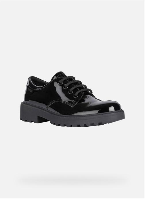 Geox Derbies J CASEY GIRL fille noir