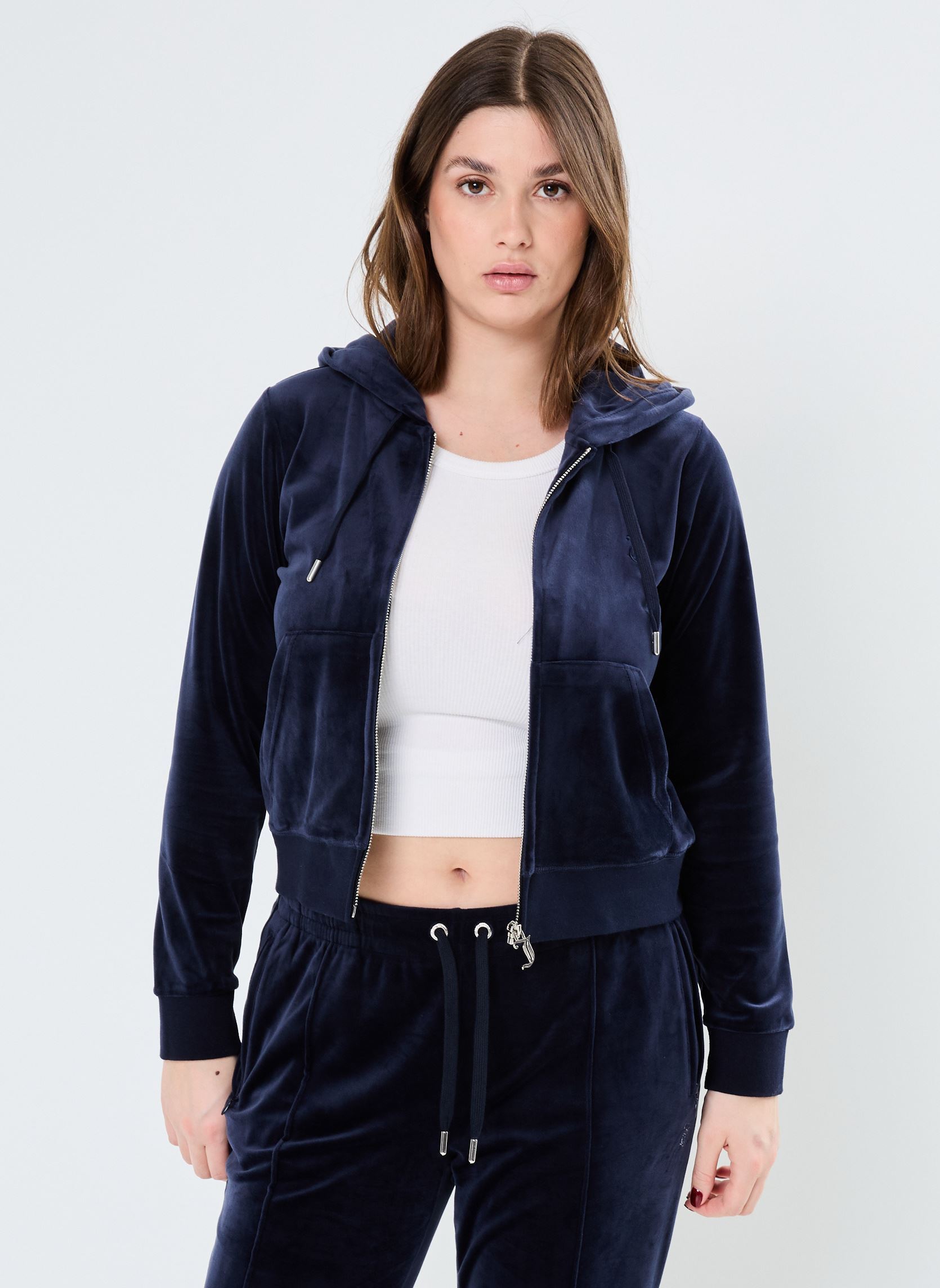 Sweats zippés Robertson Petit femme bleu JUICY COUTURE Sweats zippés Robertson Petit femme bleu NIGHT SKY