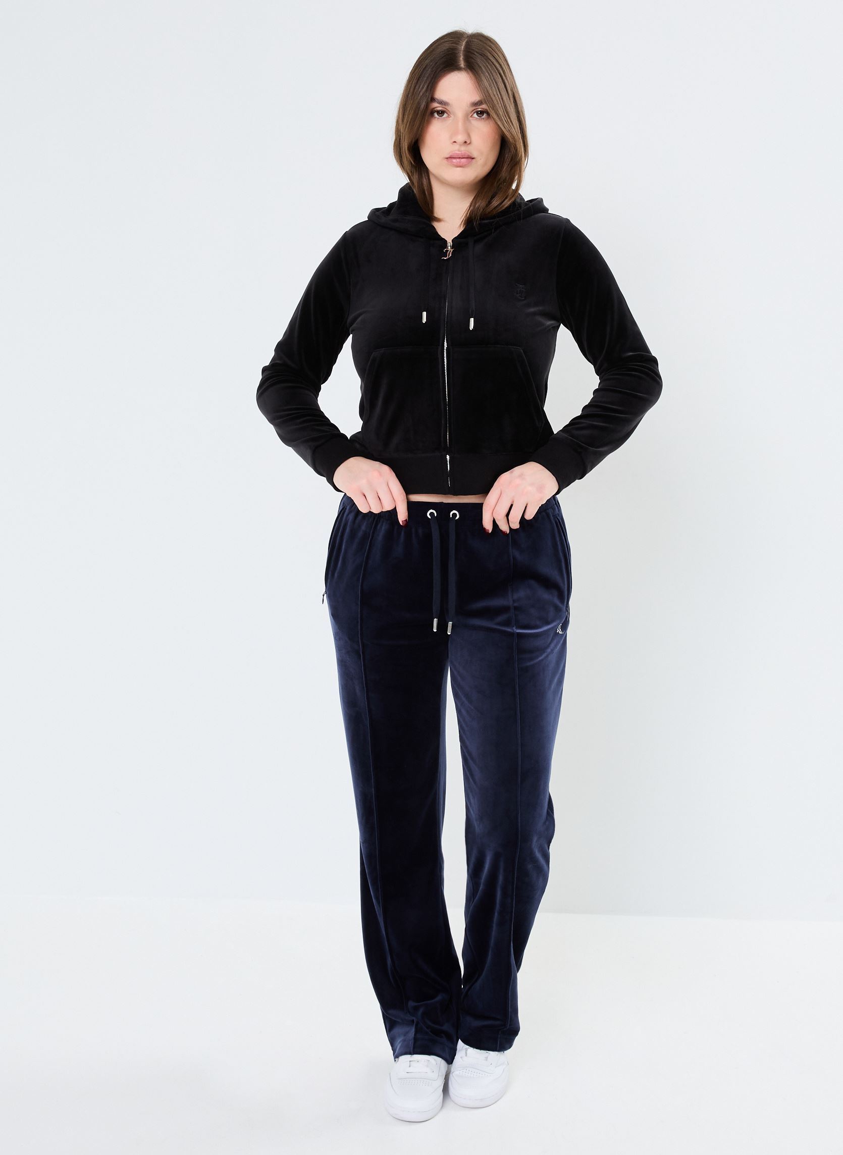 Sweaters met rits Robertson Petit dames zwart JUICY COUTURE Sweaters met rits Robertson Petit dames zwart BLACK