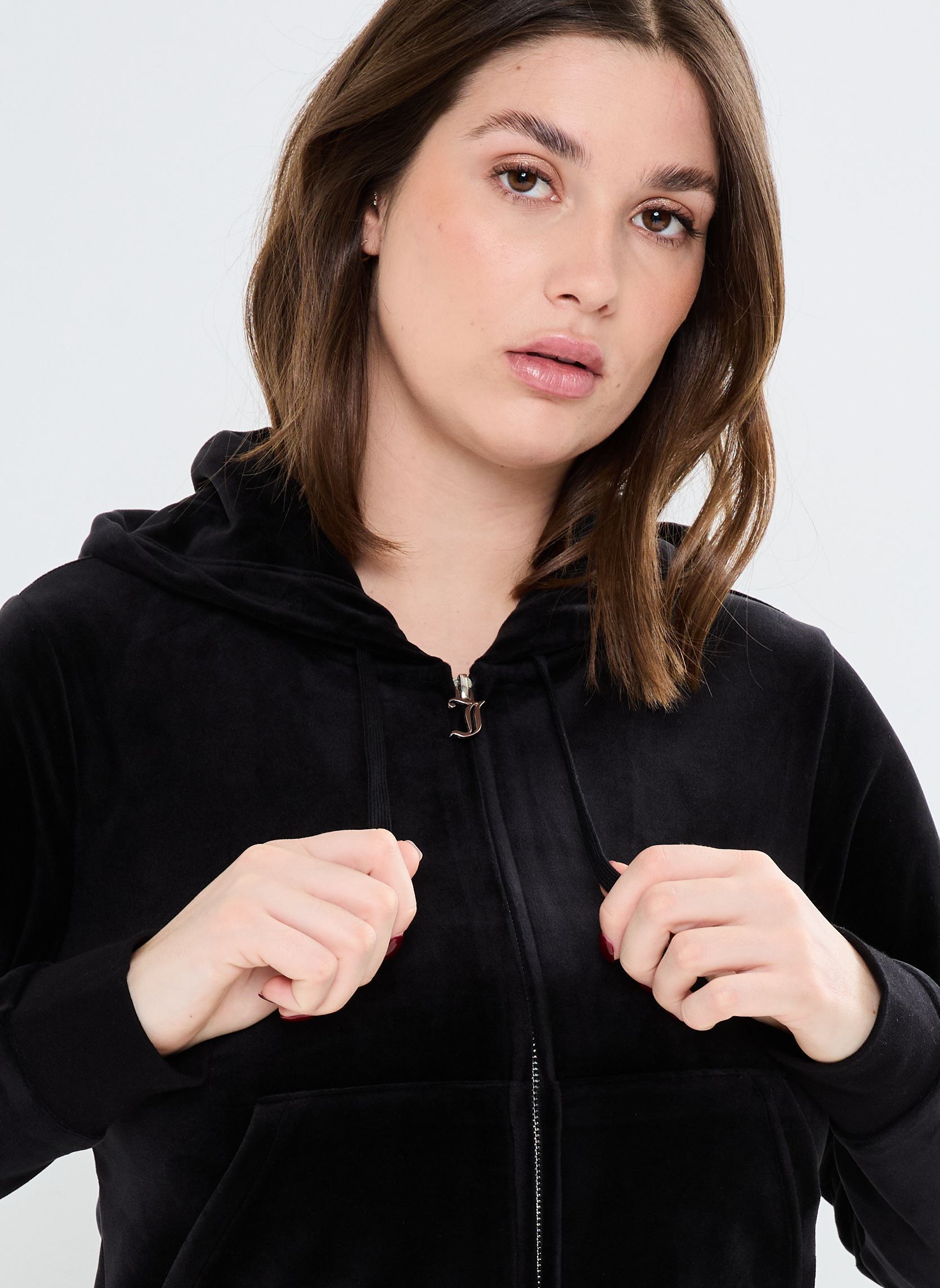 Sweaters met rits Robertson Petit dames zwart JUICY COUTURE Sweaters met rits Robertson Petit dames zwart BLACK