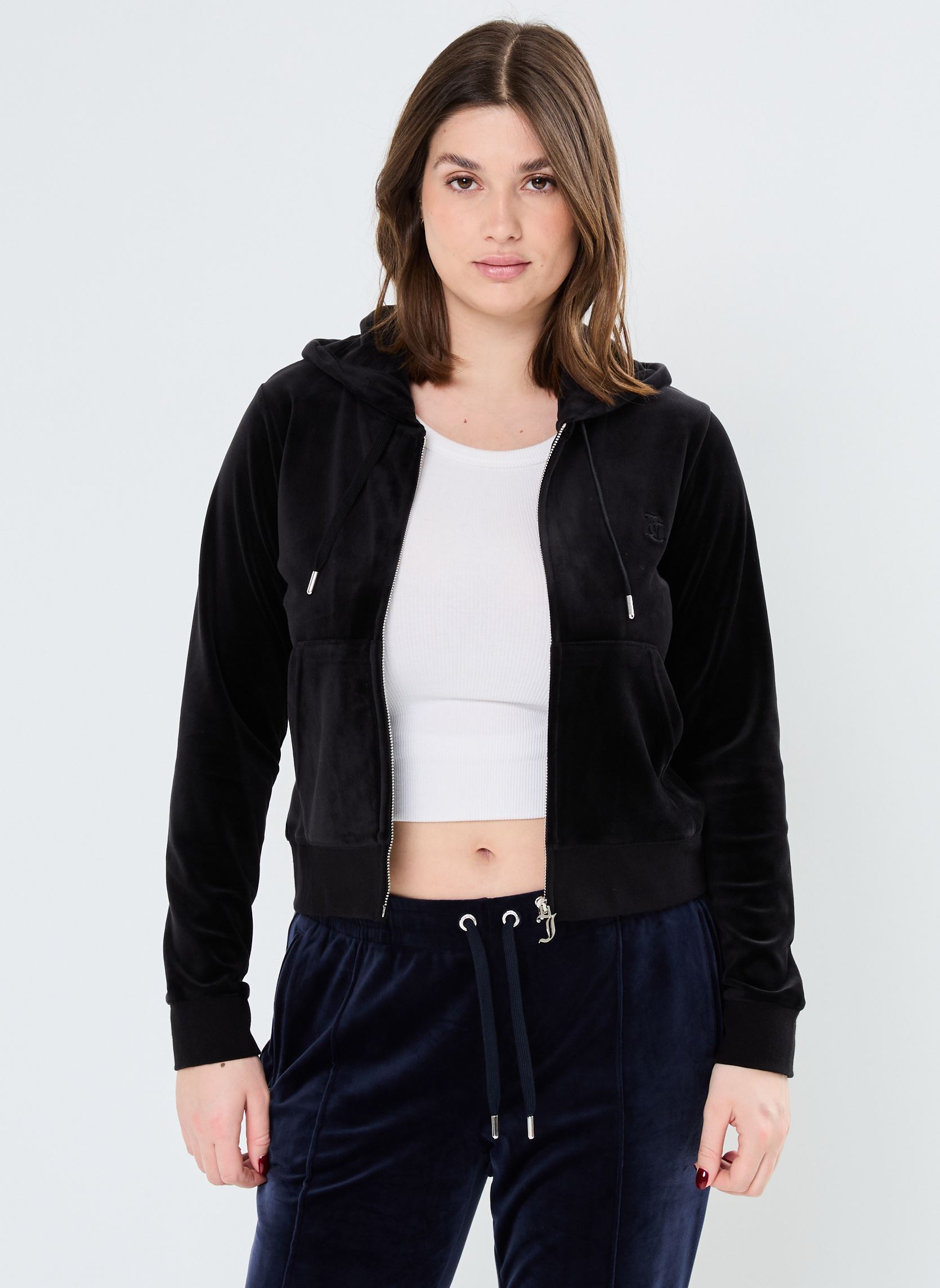 Sweaters met rits Robertson Petit dames zwart JUICY COUTURE Sweaters met rits Robertson Petit dames zwart BLACK