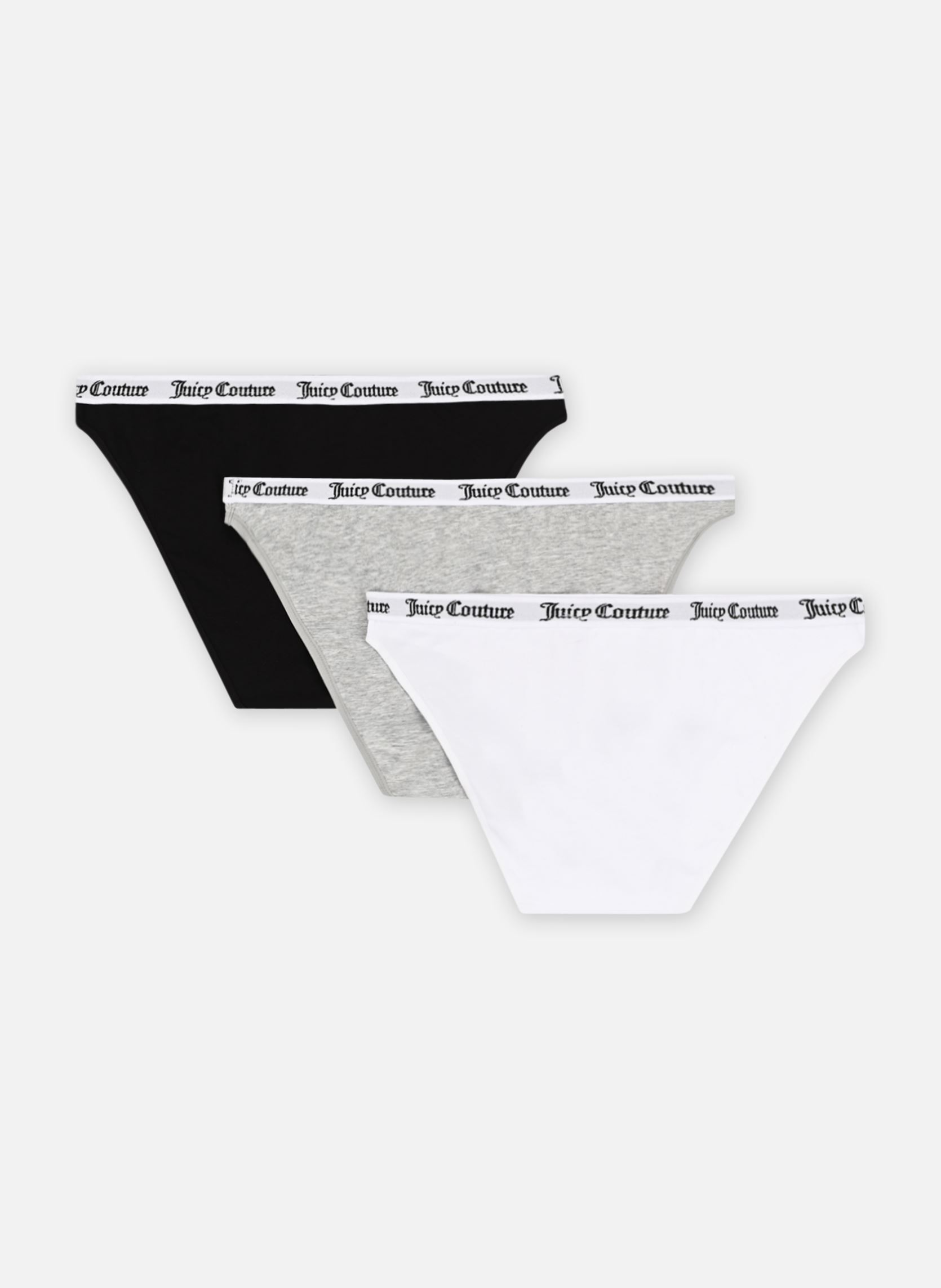 Boyshorts DIDDY BRIEF PK dames wit JUICY COUTURE Boyshorts DIDDY BRIEF PK dames wit MULTI-BLACK,SILVER MARL, WHITE