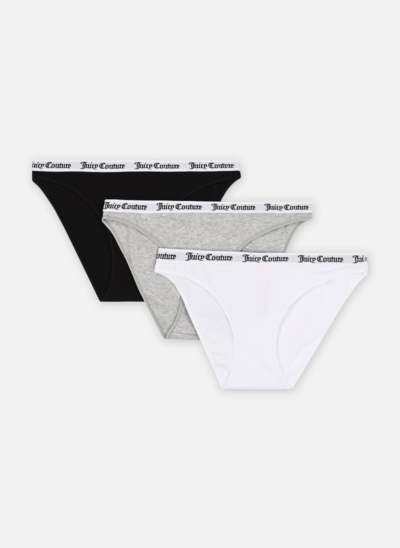 Boyshorts DIDDY BRIEF PK dames wit JUICY COUTURE Boyshorts DIDDY BRIEF PK dames wit MULTI-BLACK,SILVER MARL, WHITE