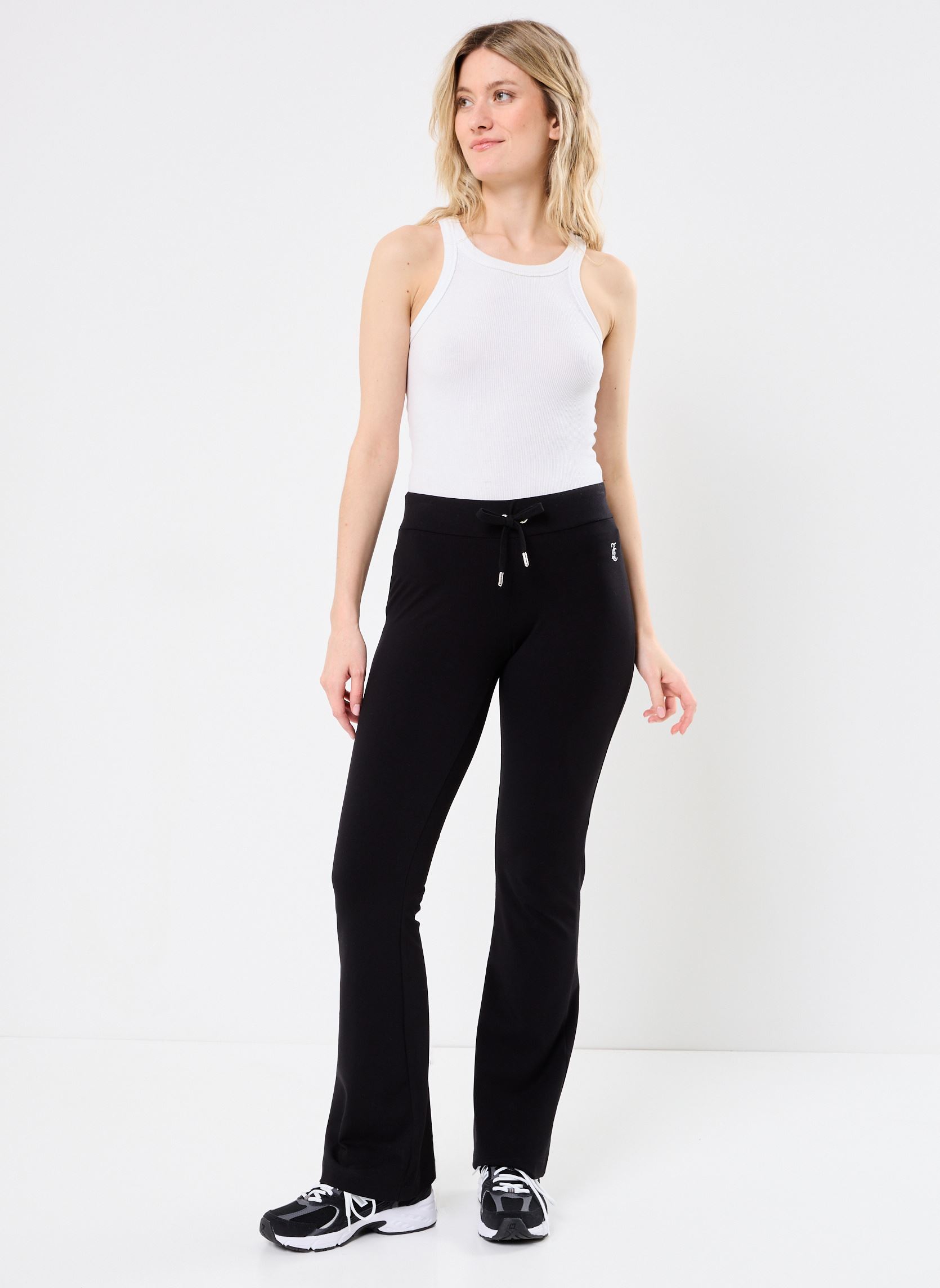 Pantaloni da jogging Single Jersey Apollo Low Rise donna nero JUICY COUTURE Pantaloni da jogging Single Jersey Apollo Low Rise donna nero BLACK