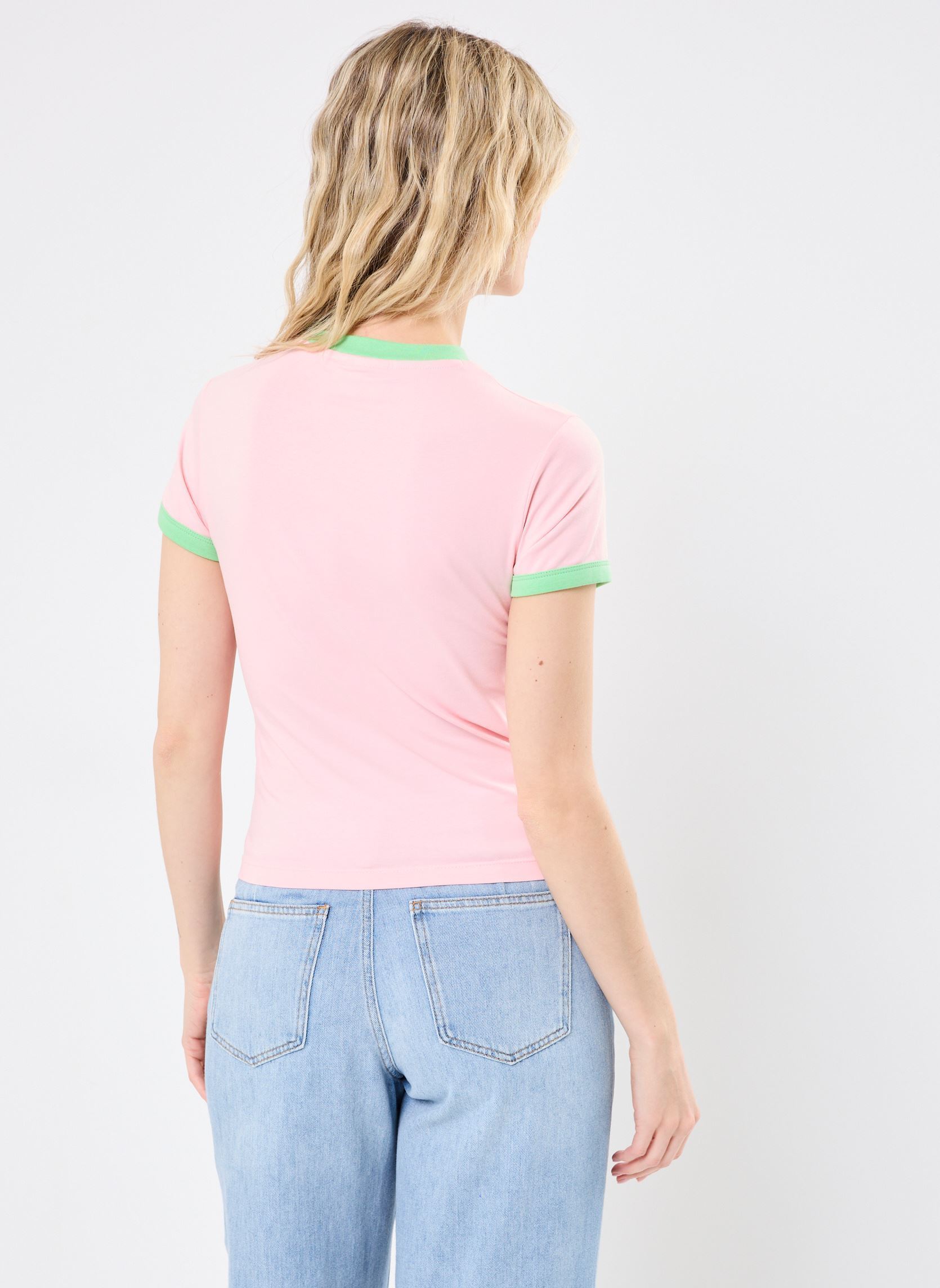 Tee-shirts manches courtes Juicy Collegiate Ringer T_Shirt femme rose JUICY COUTURE Tee-shirts manches courtes Juicy Collegiate Ringer T_Shirt femme rose JUICY PINK