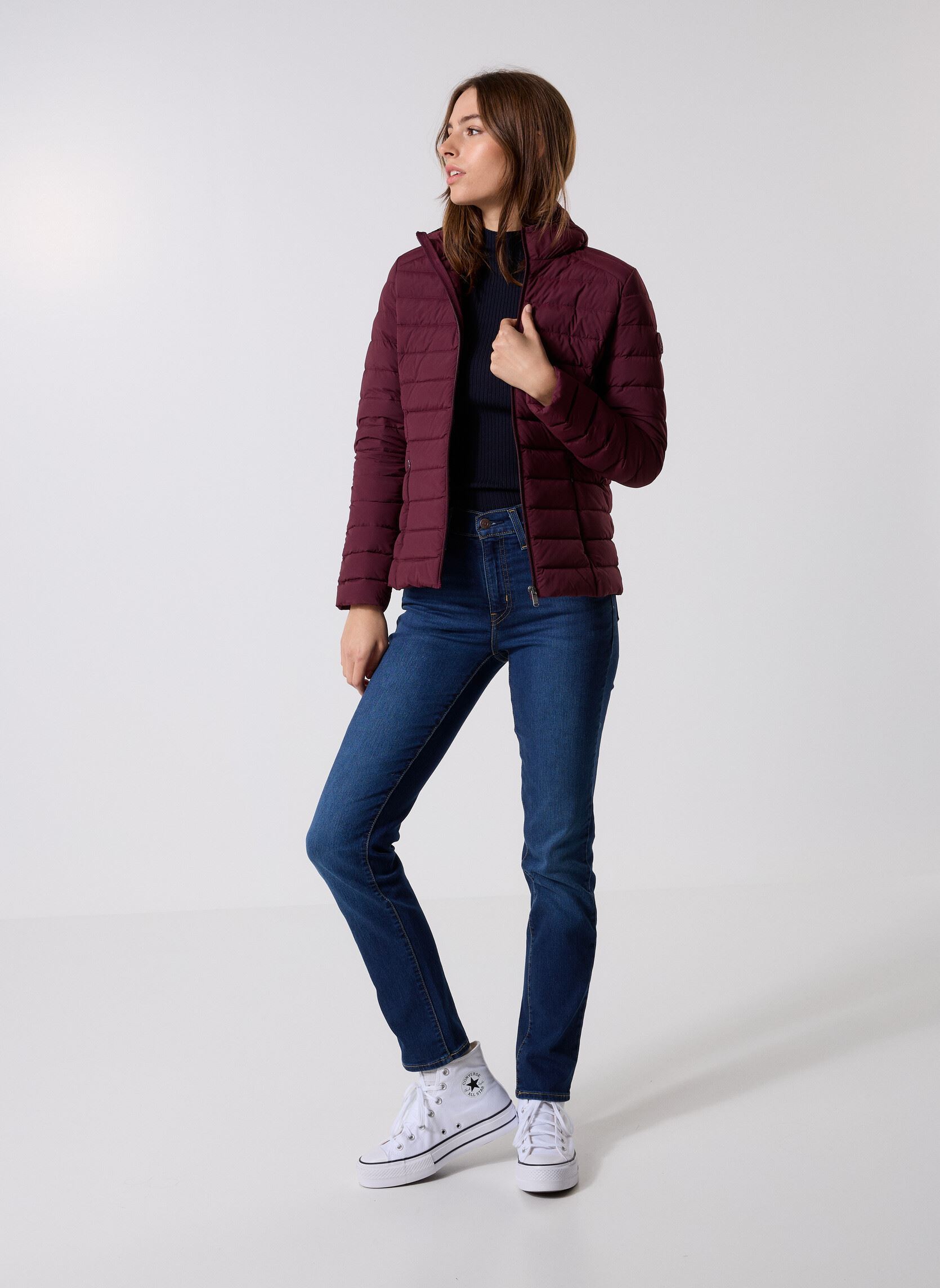 Daunenjacken SALMA damen bordeaux JOTT Daunenjacken SALMA damen bordeaux DARK CHERRY