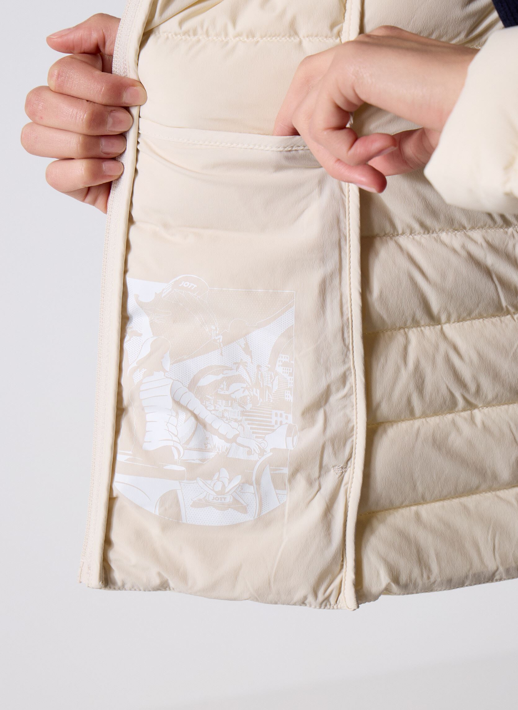 Doudounes SALMA femme blanc JOTT Doudounes SALMA femme blanc NATURAL