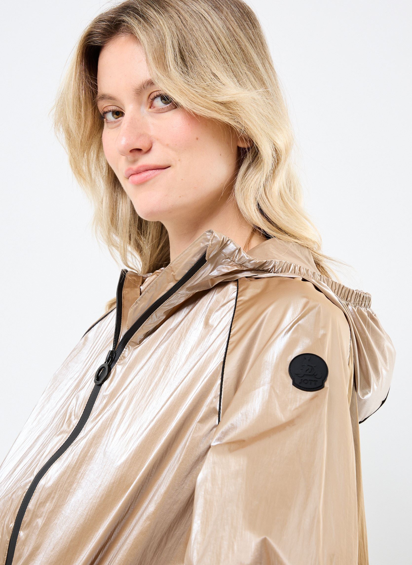 Vestes imperméable IZUMI femme or et bronze JOTT Vestes imperméable IZUMI femme or et bronze TAWNY BROWN