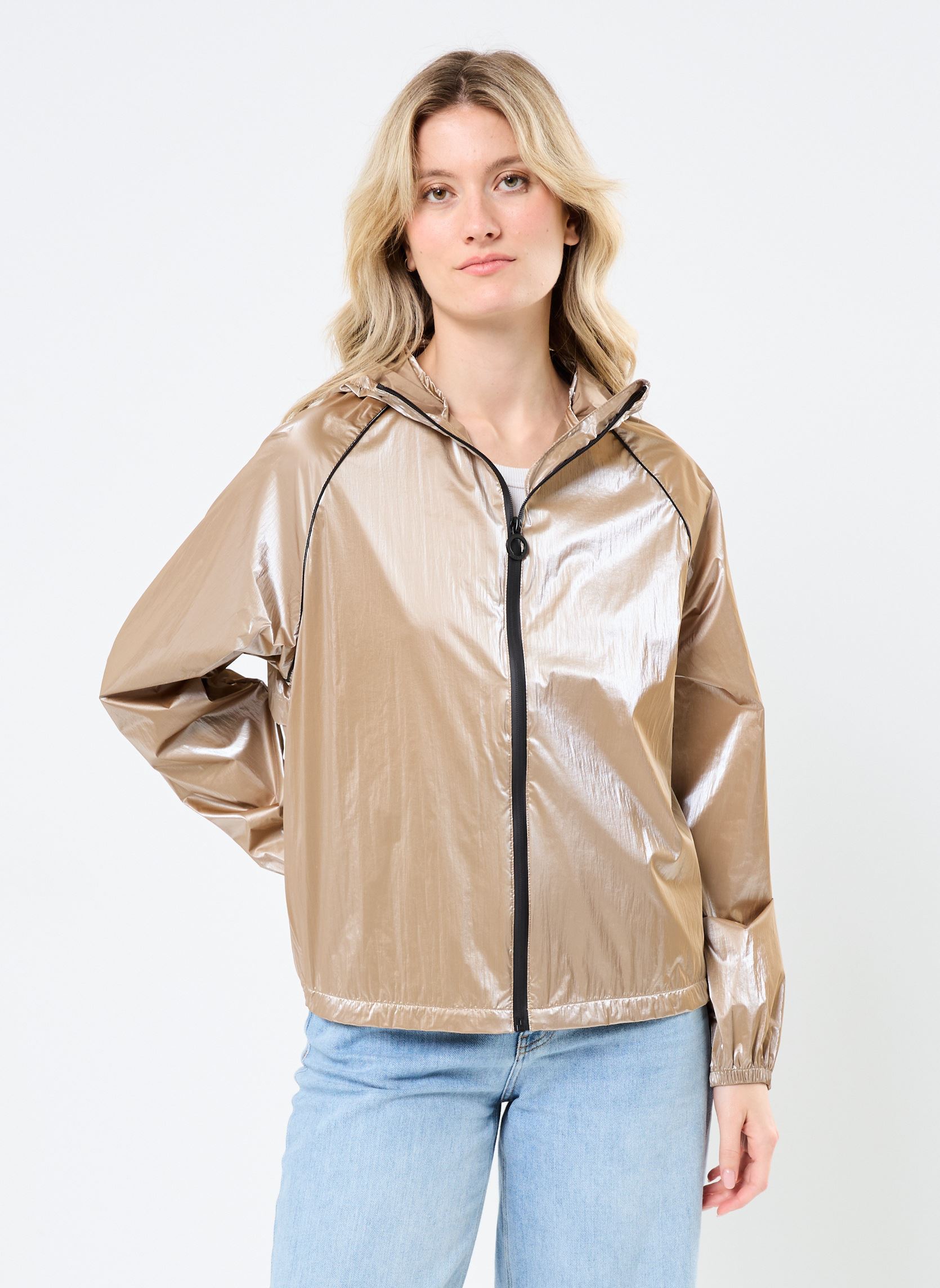 Vestes imperméable IZUMI femme or et bronze JOTT Vestes imperméable IZUMI femme or et bronze TAWNY BROWN